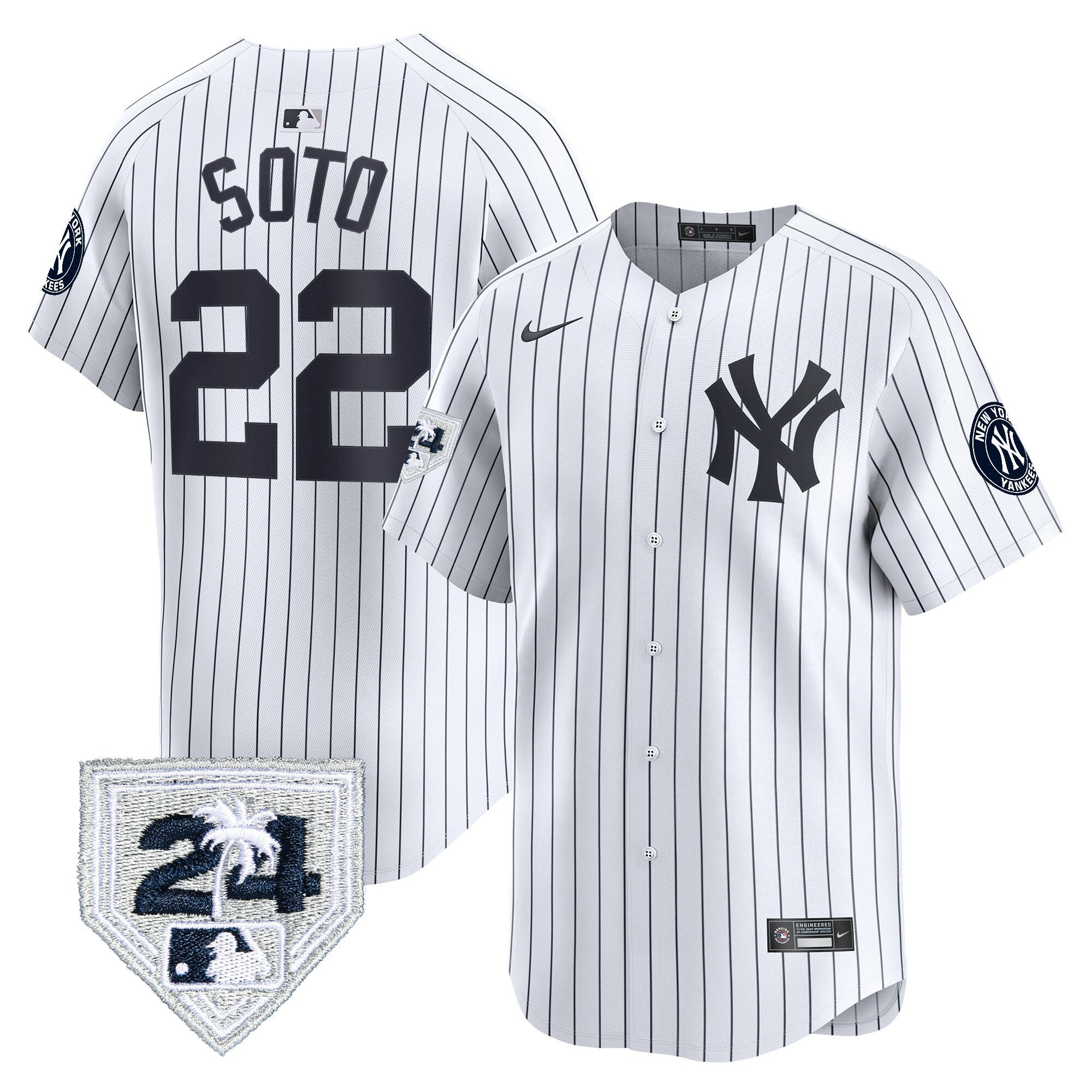Men’s New York 2024 Spring Training Patch Vapor Premier Limited Jersey V3