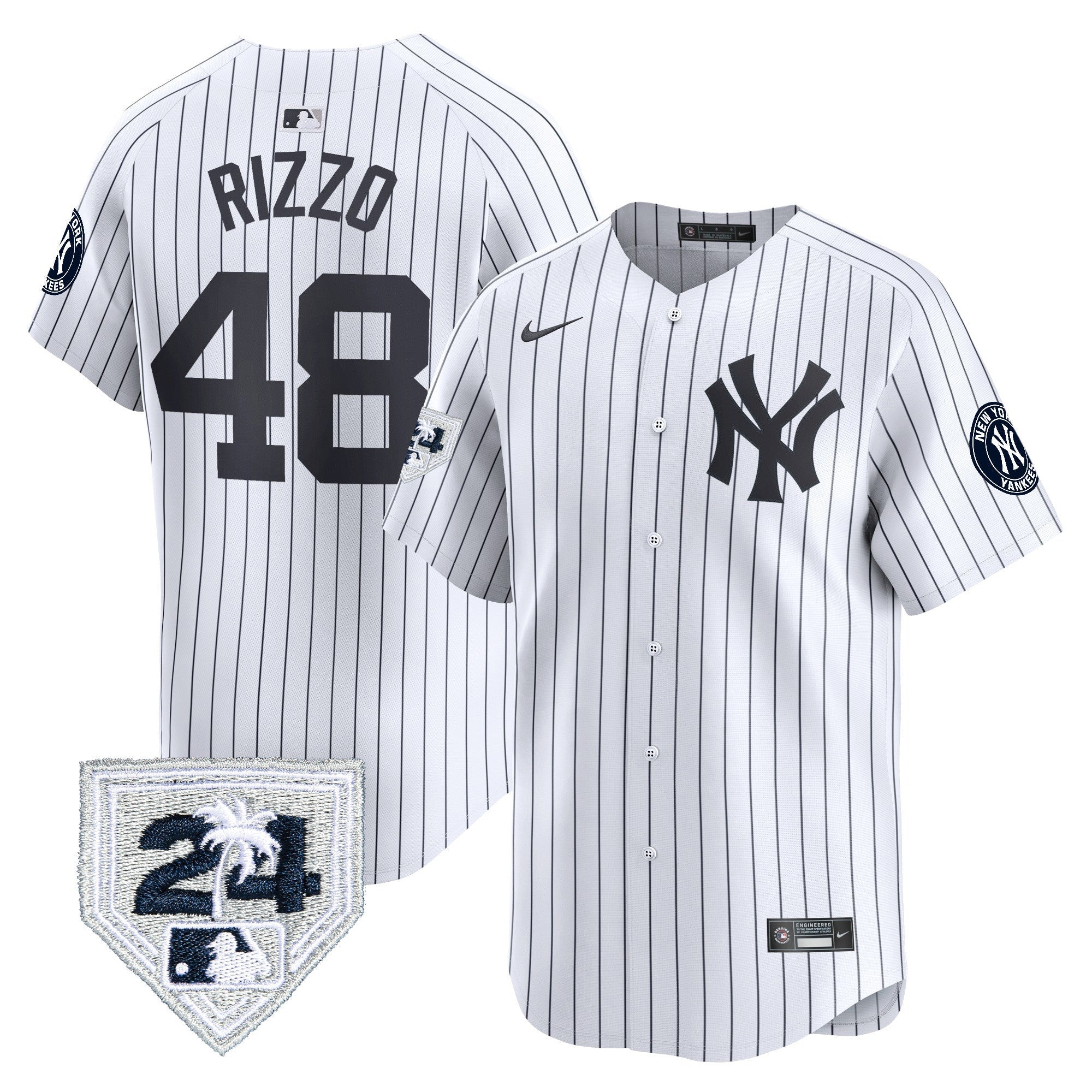 Men’s New York 2024 Spring Training Patch Vapor Premier Limited Jersey V3