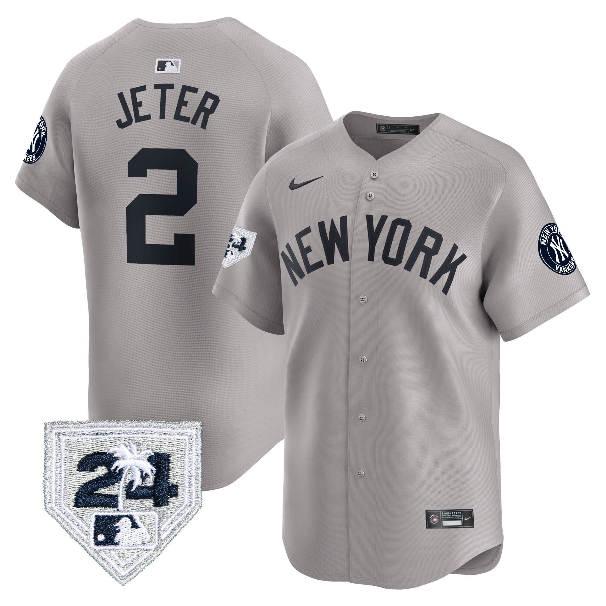 Men’s New York 2024 Spring Training Patch Vapor Premier Limited Jersey V3