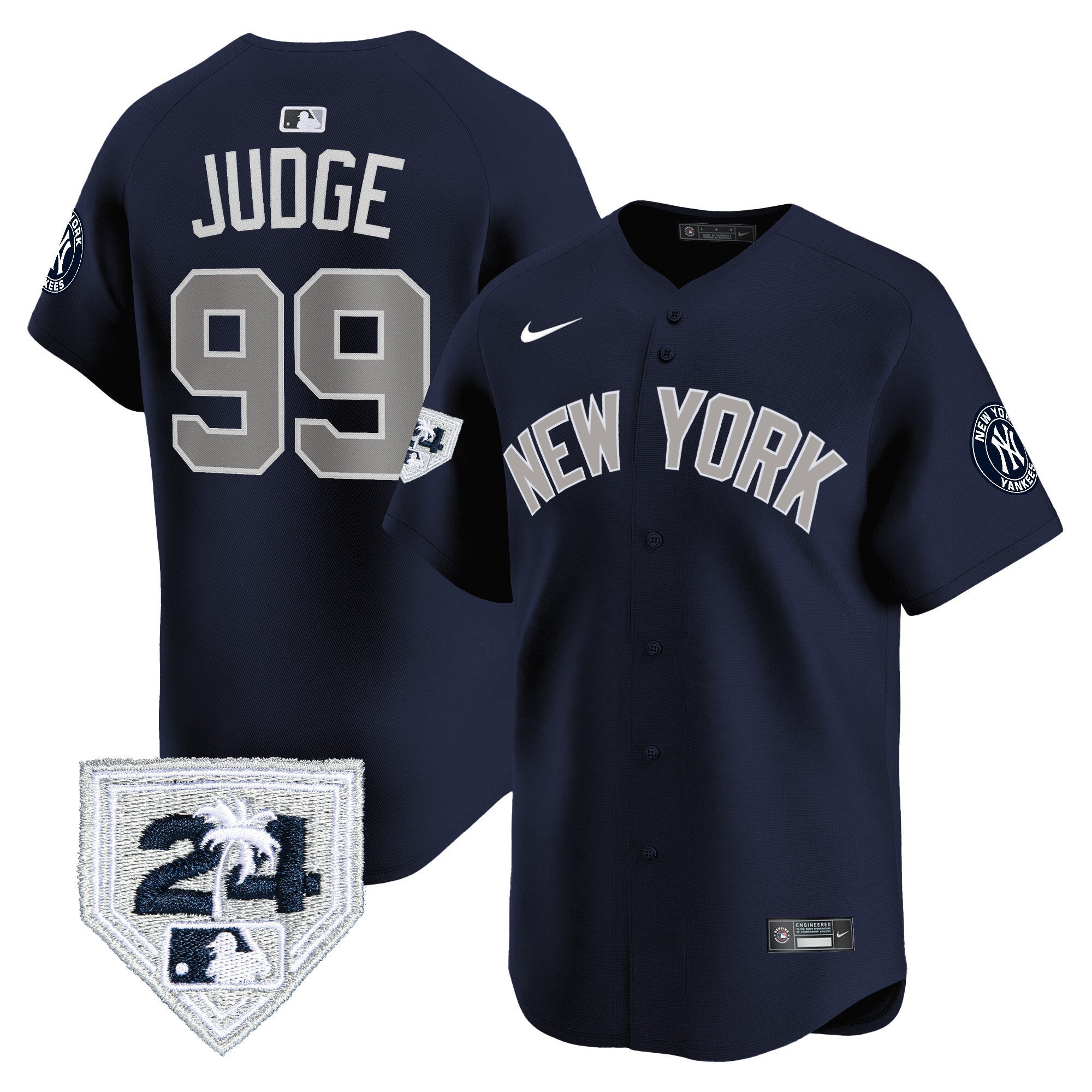 Men’s New York 2024 Spring Training Patch Vapor Premier Limited Jersey V3