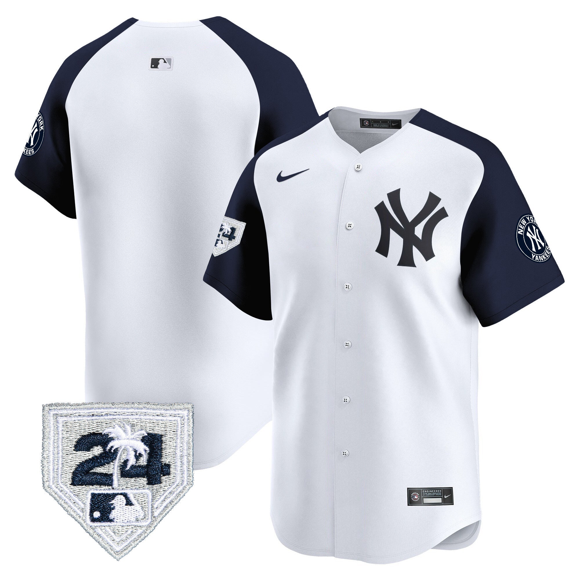Men’s New York 2024 Spring Training Patch Vapor Premier Limited Jersey V3