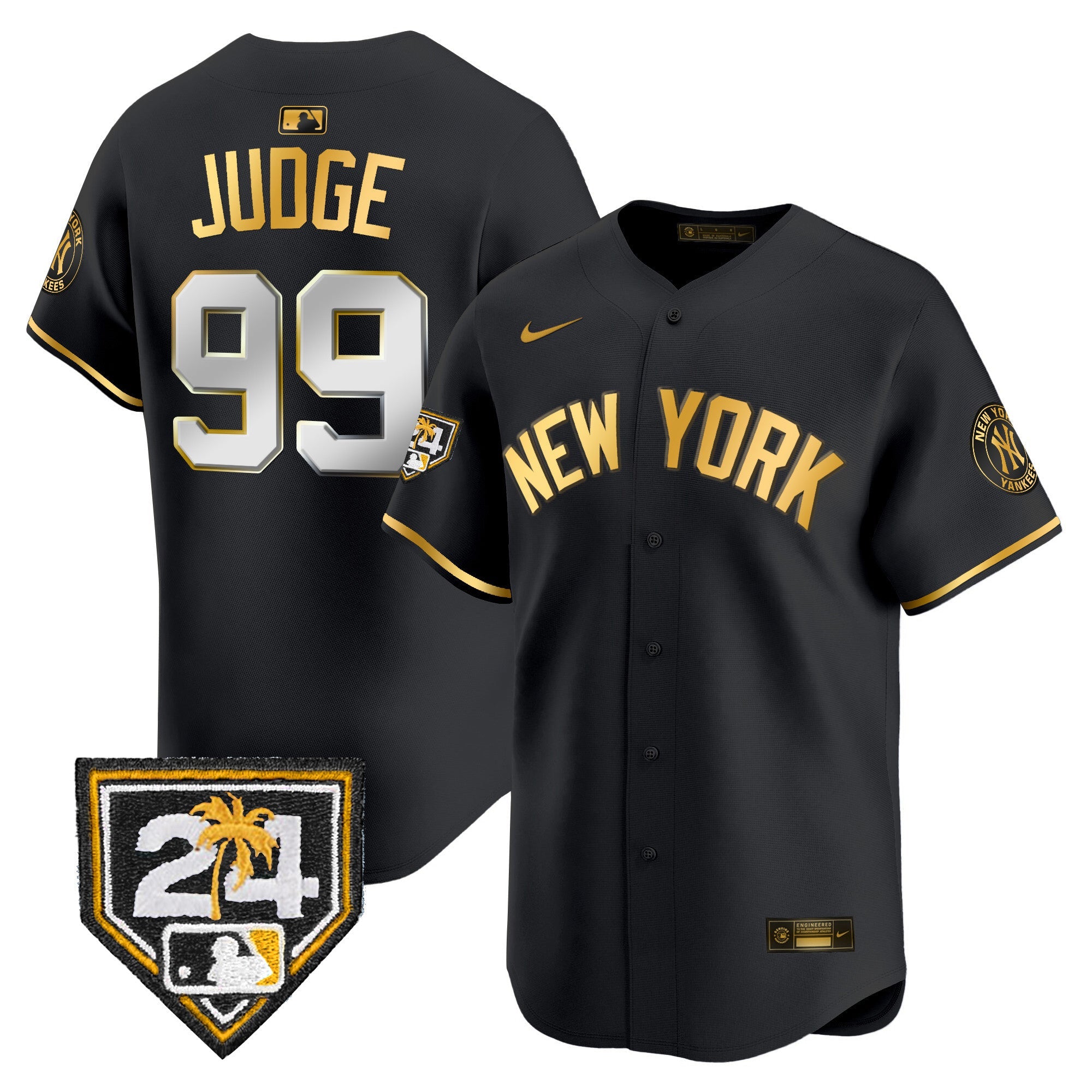 Men’s New York 2024 Spring Training Patch Vapor Premier Limited Jersey V3