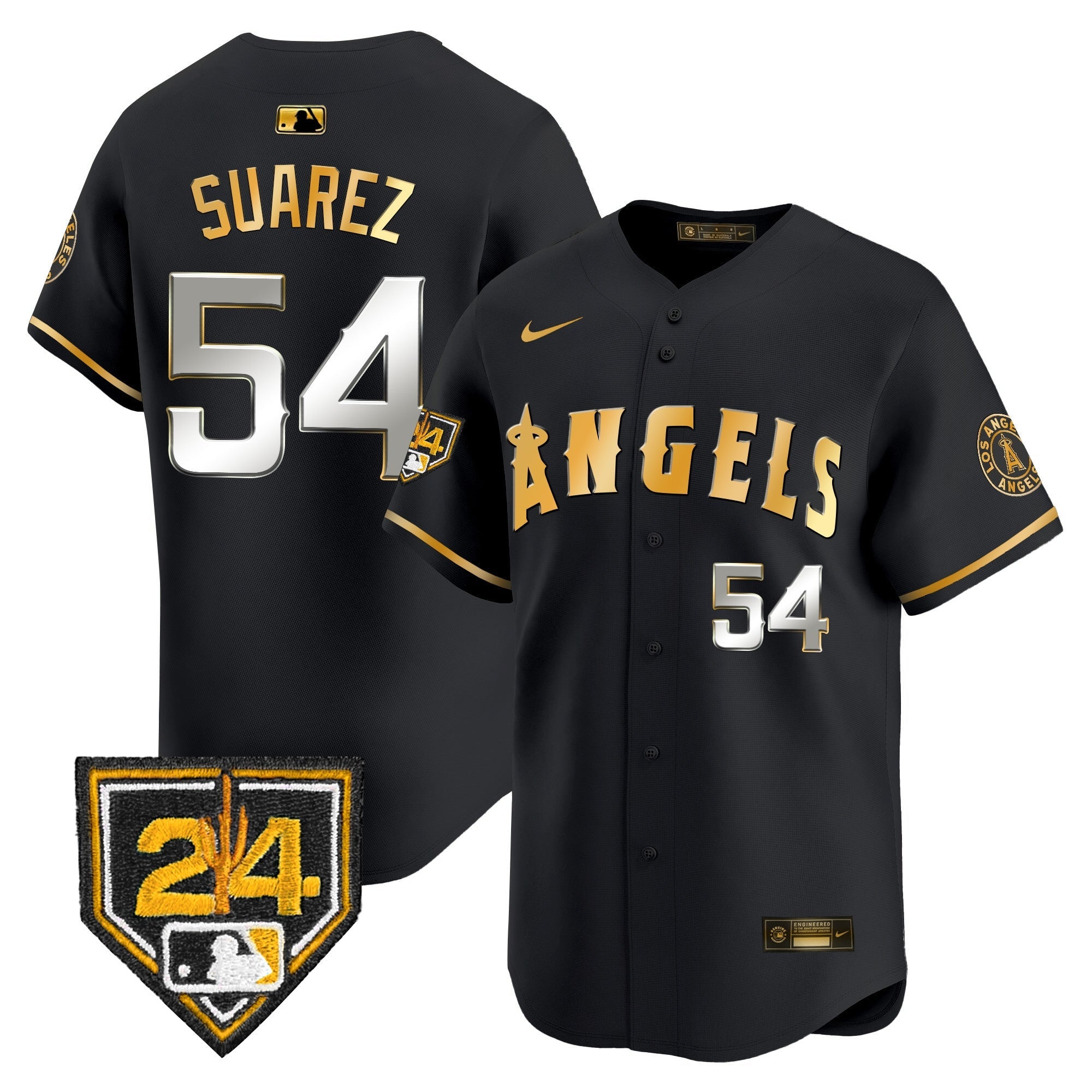 Men’s Los Angeles 2024 Spring Training Patch Vapor Premier Limited Jersey