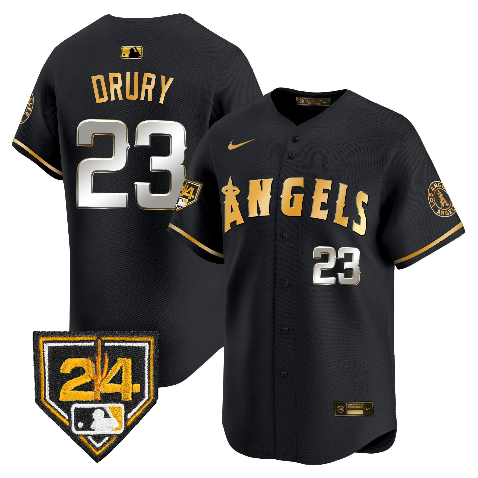 Men’s Los Angeles 2024 Spring Training Patch Vapor Premier Limited Jersey
