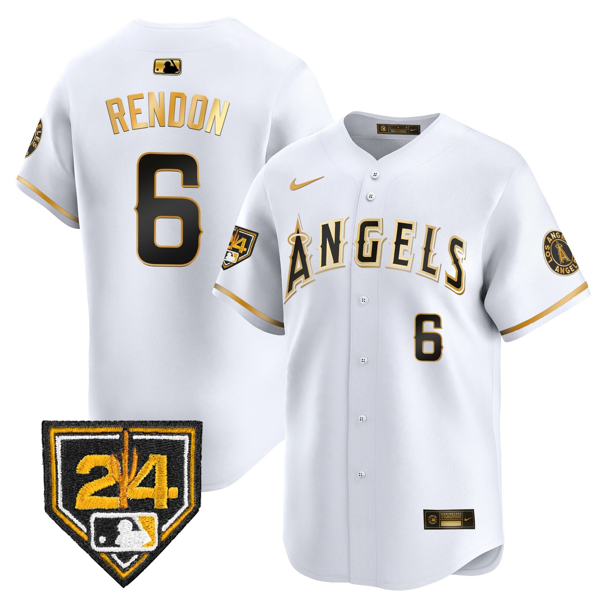 Men’s Los Angeles 2024 Spring Training Patch Vapor Premier Limited Jersey