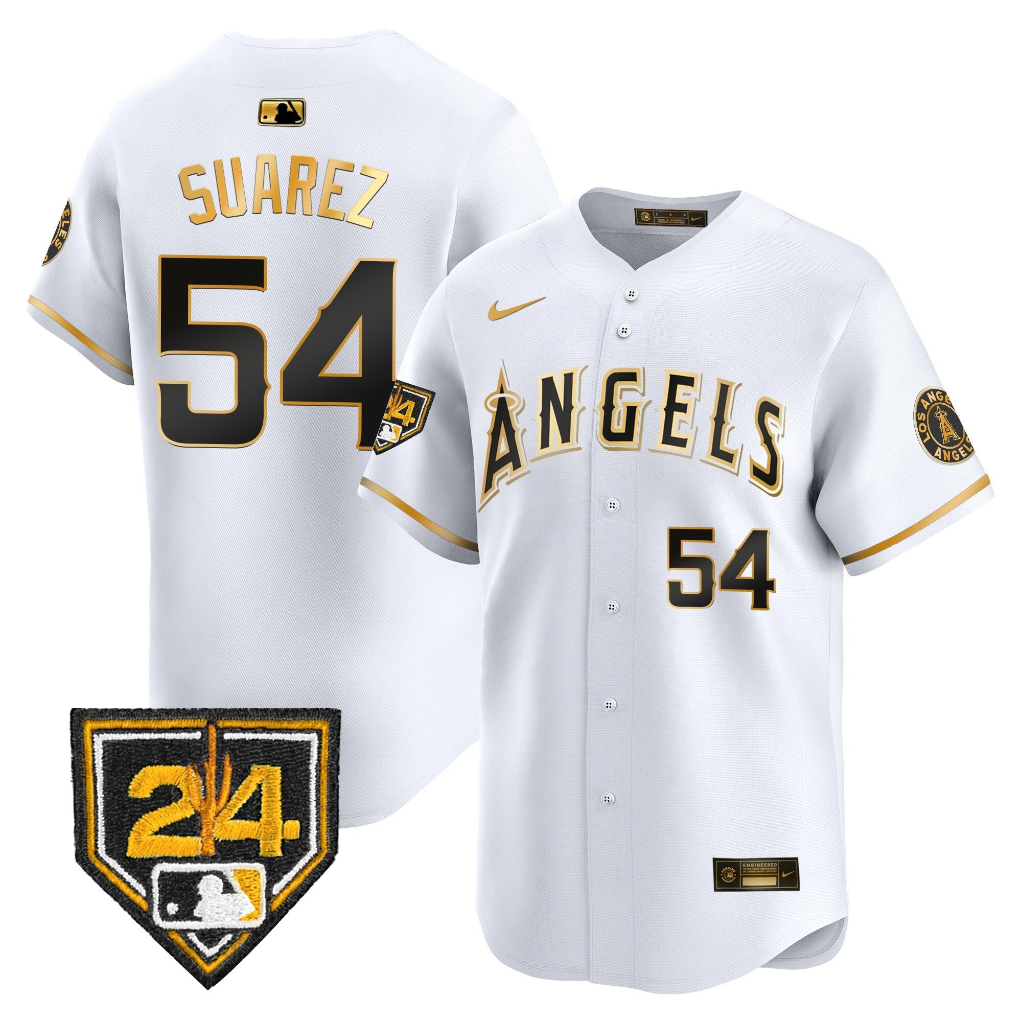 Men’s Los Angeles 2024 Spring Training Patch Vapor Premier Limited Jersey