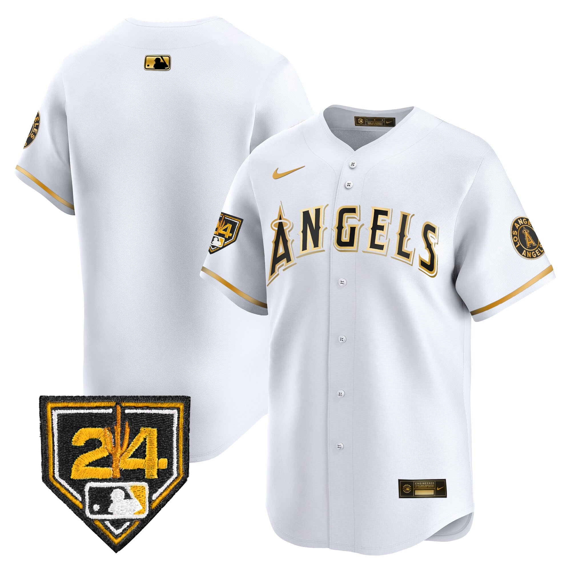 Men’s Los Angeles 2024 Spring Training Patch Vapor Premier Limited Jersey