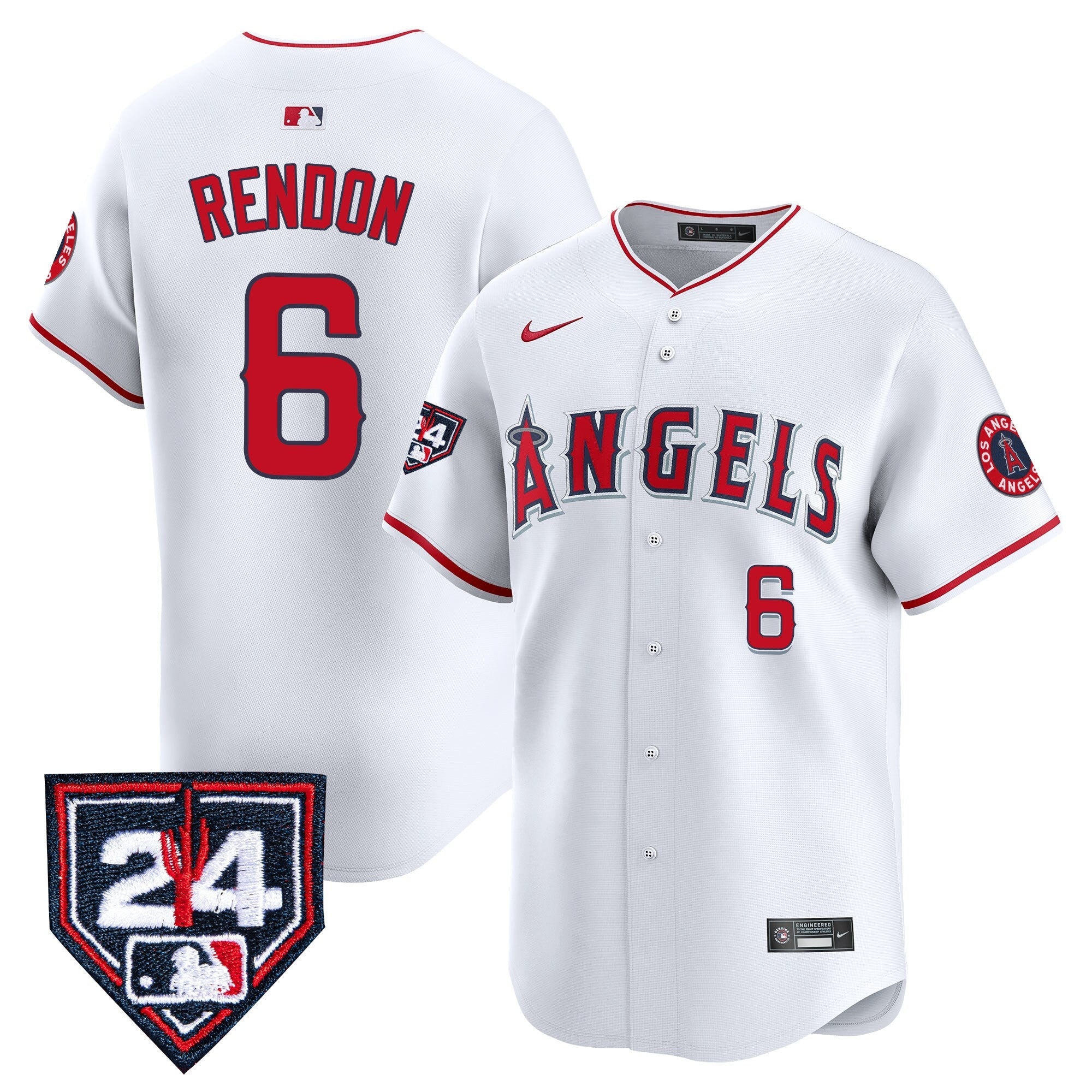 Men’s Los Angeles 2024 Spring Training Patch Vapor Premier Limited Jersey