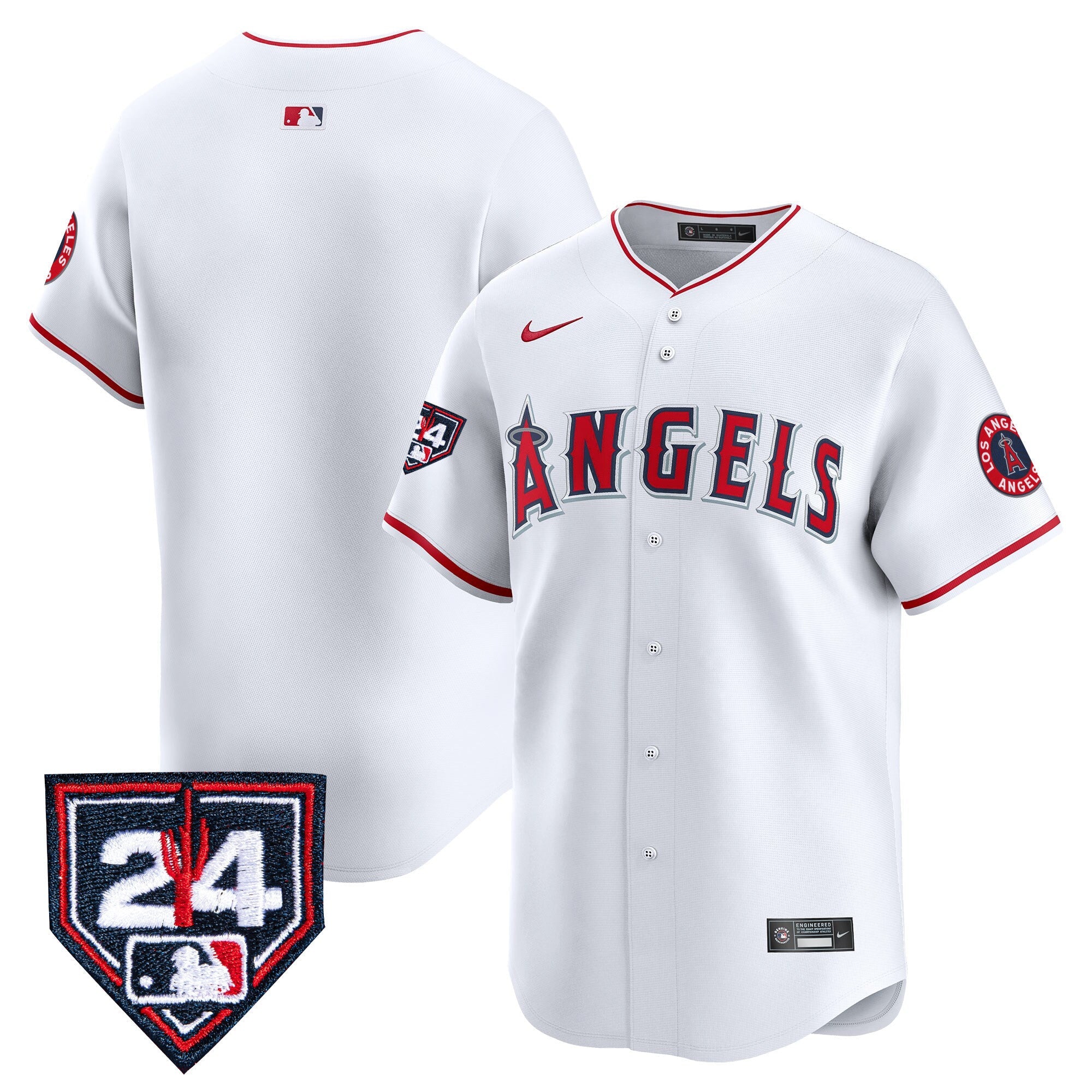 Men’s Los Angeles 2024 Spring Training Patch Vapor Premier Limited Jersey