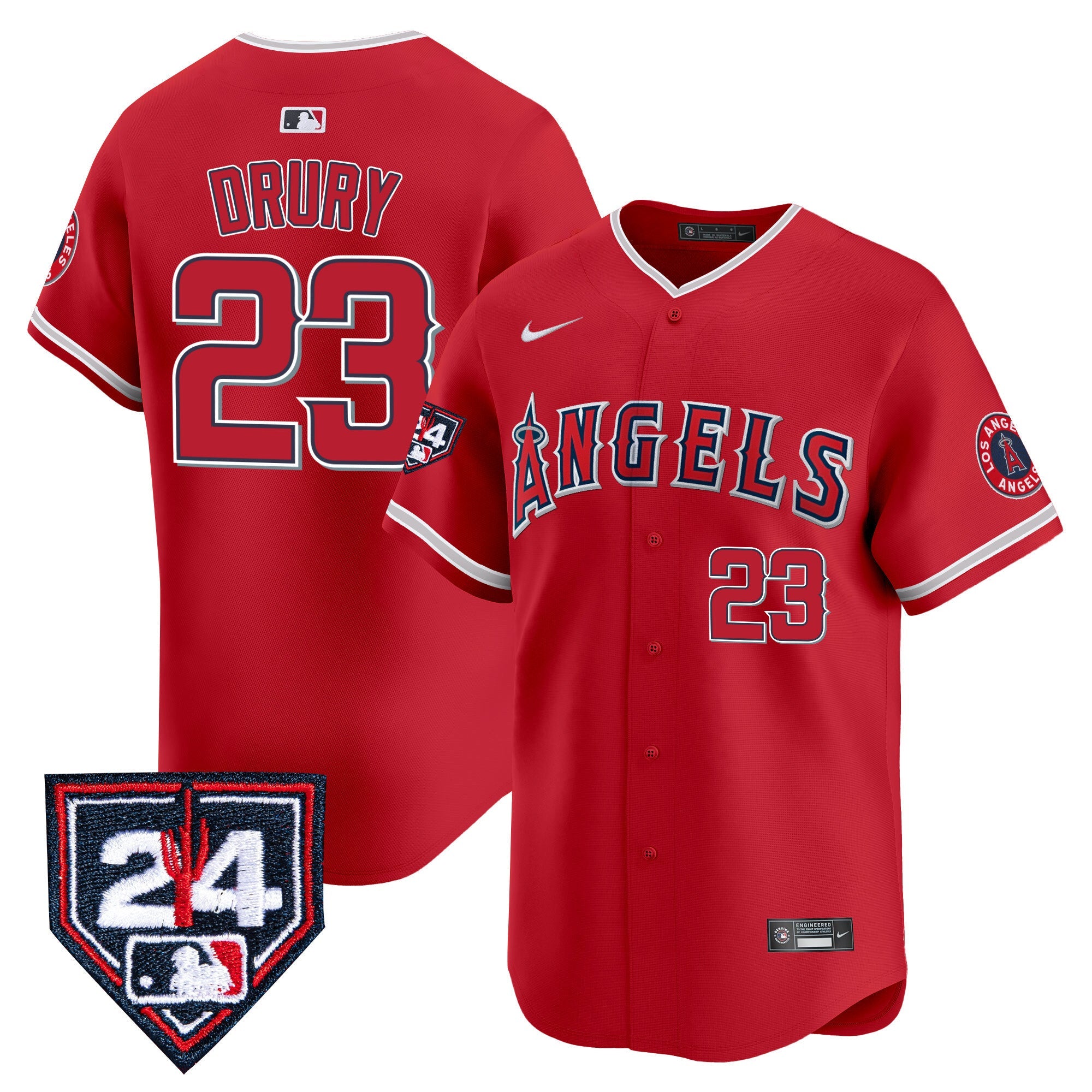 Men’s Los Angeles 2024 Spring Training Patch Vapor Premier Limited Jersey