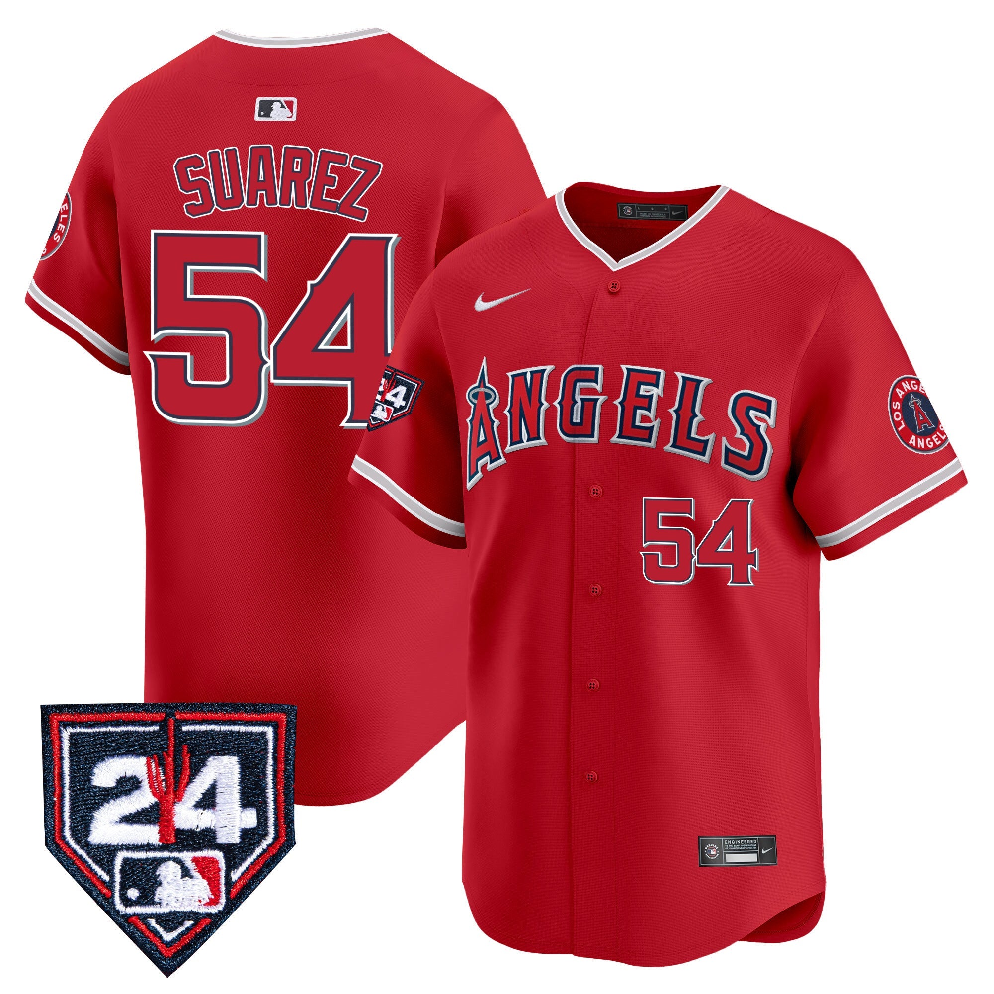Men’s Los Angeles 2024 Spring Training Patch Vapor Premier Limited Jersey