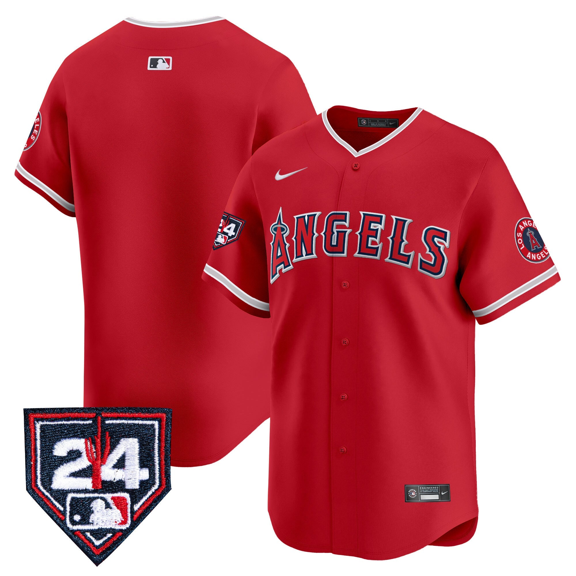 Men’s Los Angeles 2024 Spring Training Patch Vapor Premier Limited Jersey