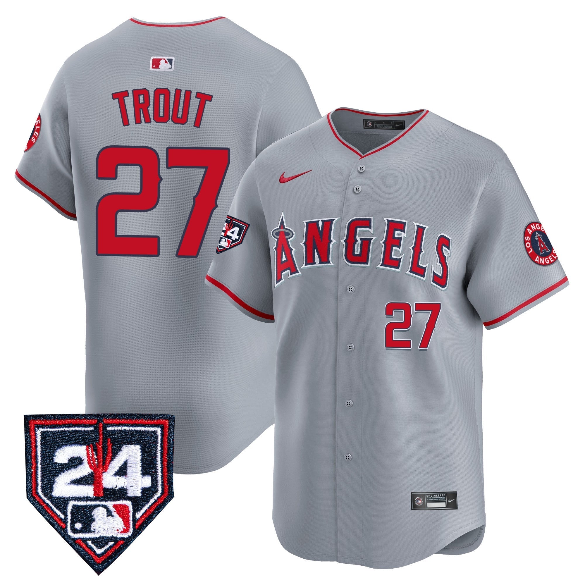 Men’s Los Angeles 2024 Spring Training Patch Vapor Premier Limited Jersey
