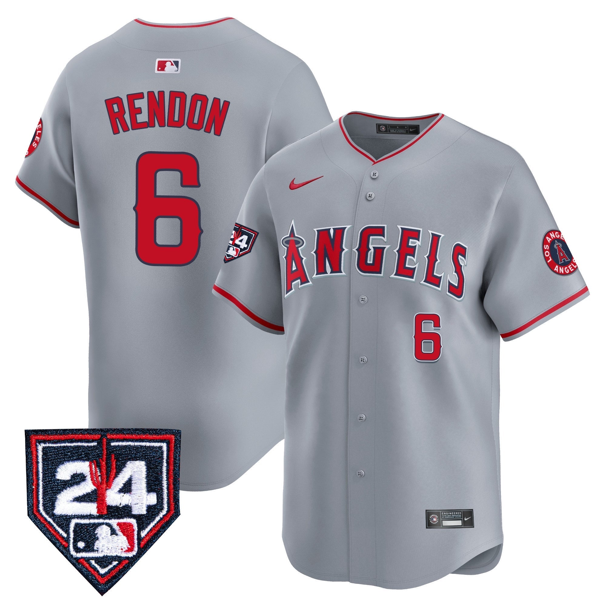 Men’s Los Angeles 2024 Spring Training Patch Vapor Premier Limited Jersey