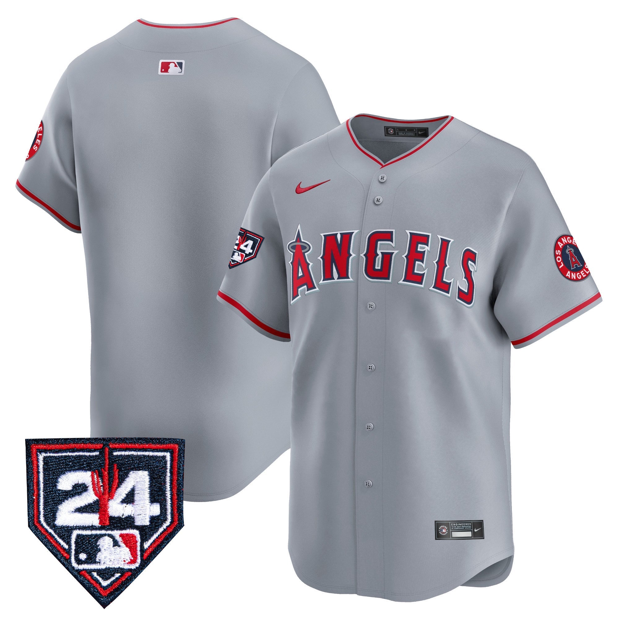Men’s Los Angeles 2024 Spring Training Patch Vapor Premier Limited Jersey