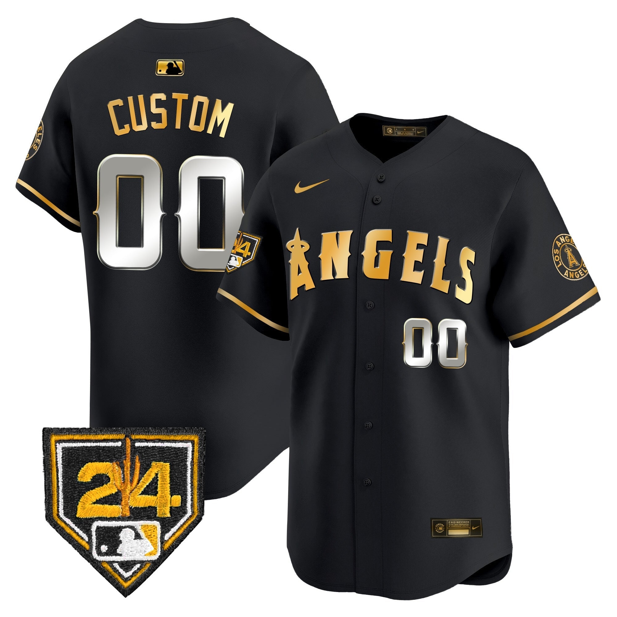 Los Angeles 2024 Spring Training Patch Vapor Premier Limited Custom Jersey