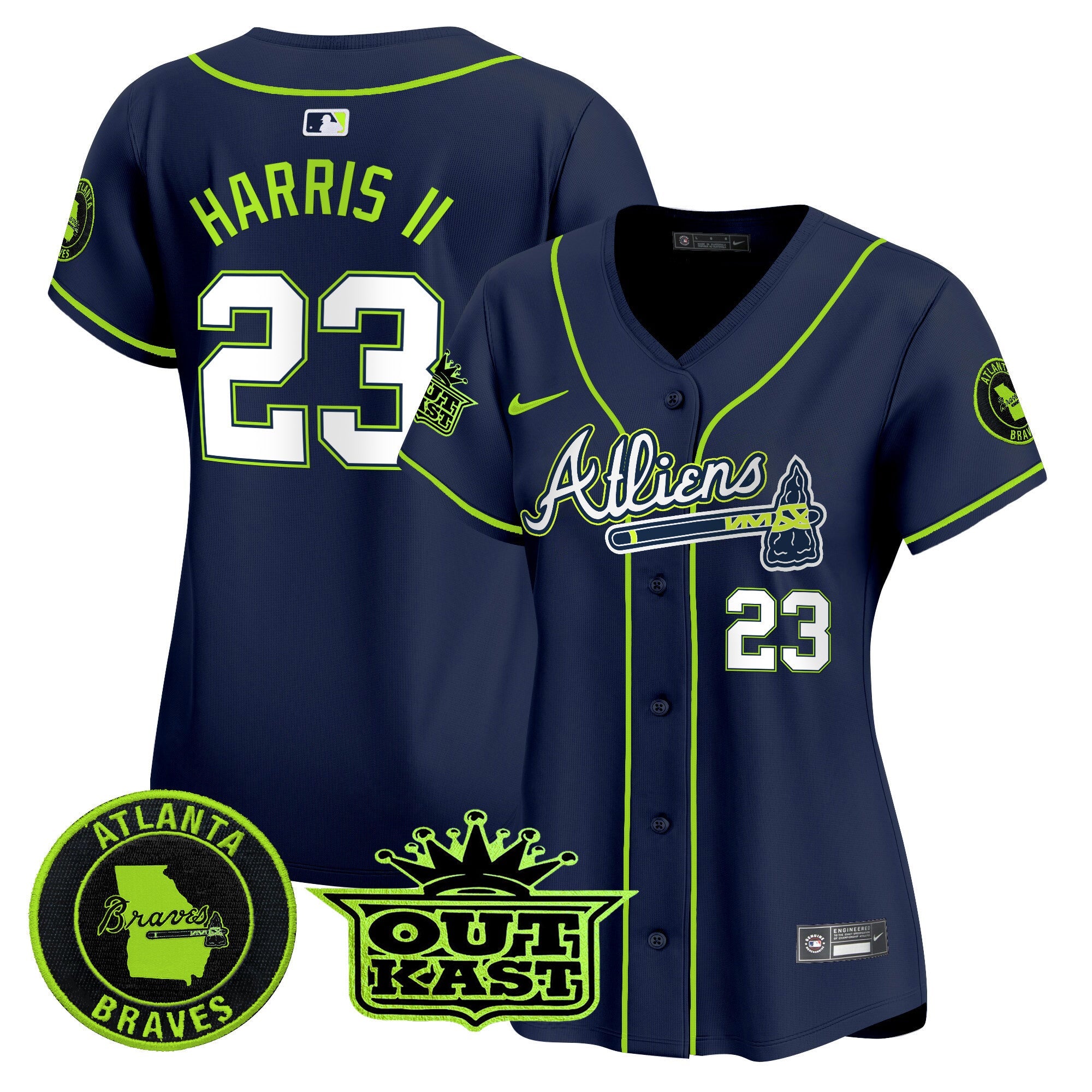 Women’s Atlanta Atliens Vapor Premier Limited Jersey