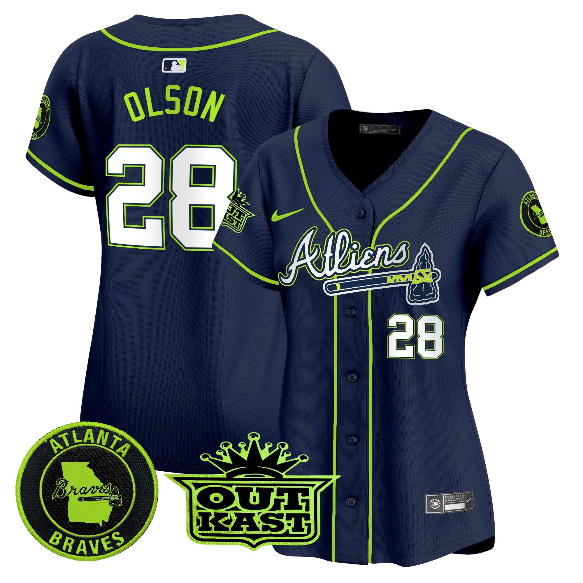 Women’s Atlanta Atliens Vapor Premier Limited Jersey