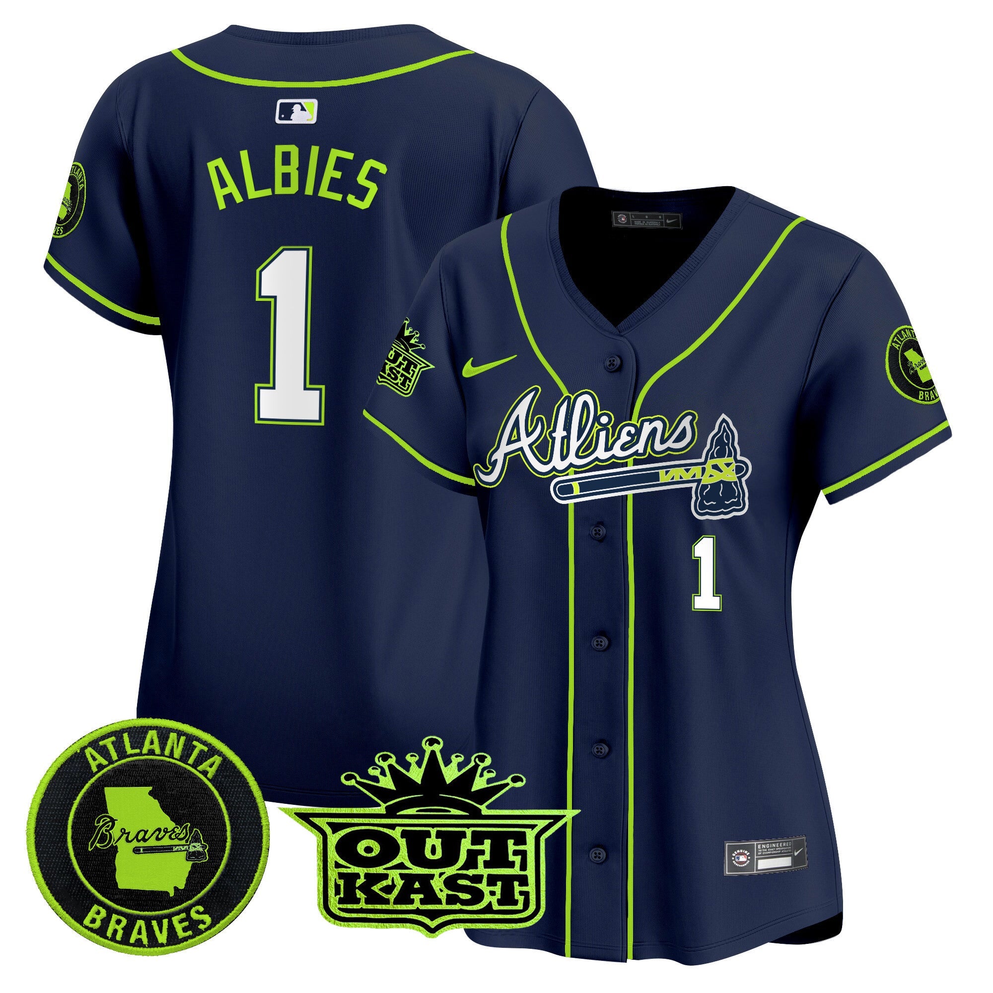 Women’s Atlanta Atliens Vapor Premier Limited Jersey