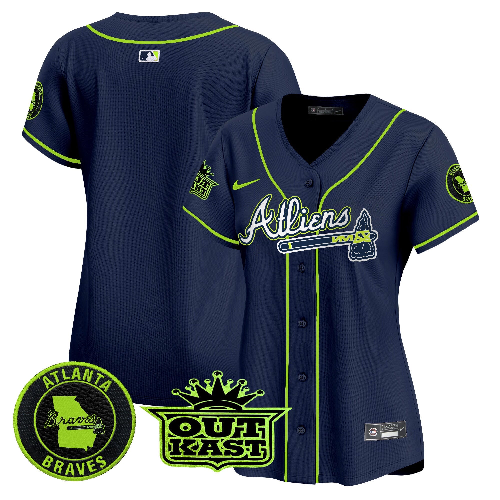 Women’s Atlanta Atliens Vapor Premier Limited Jersey