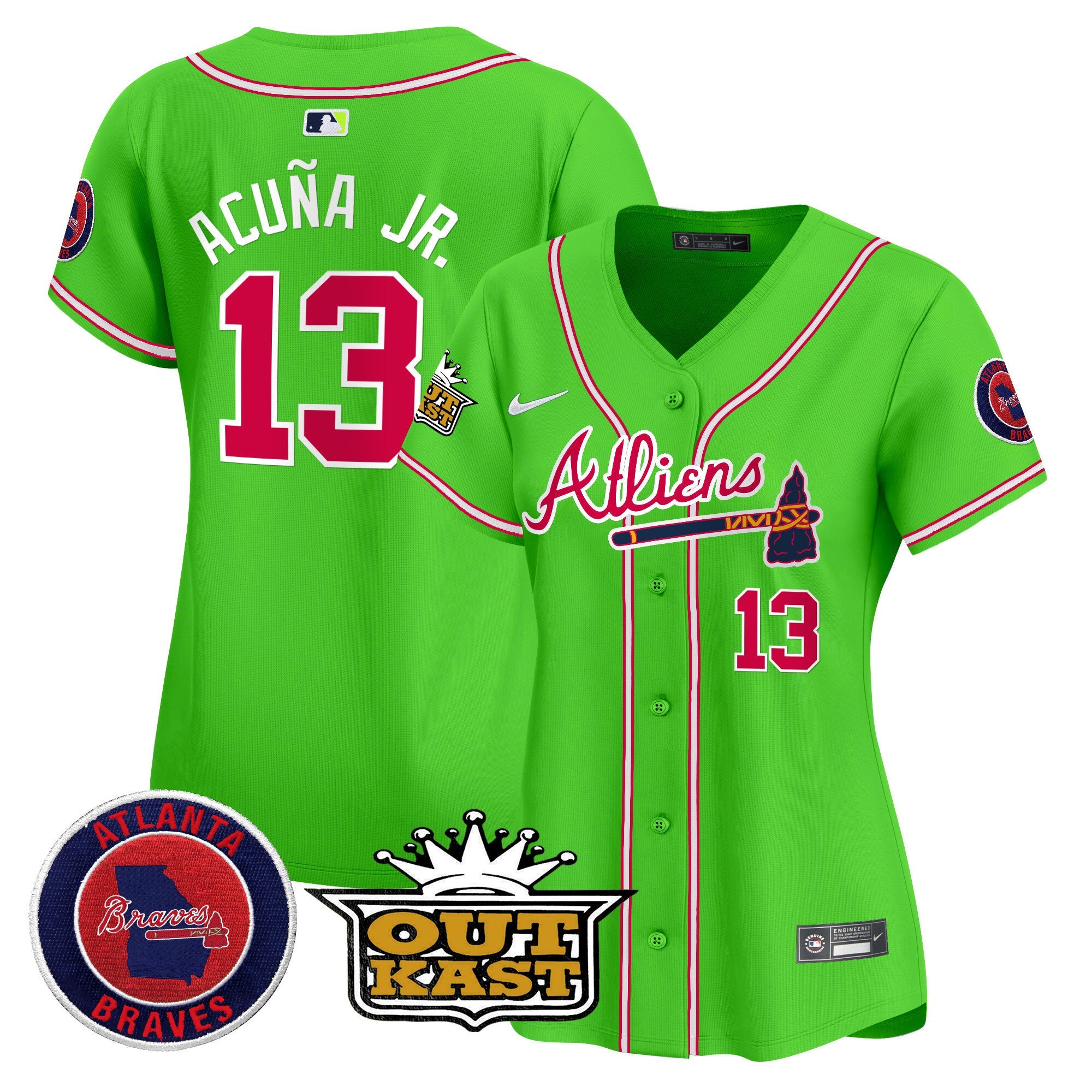 Women’s Atlanta Atliens Vapor Premier Limited Jersey