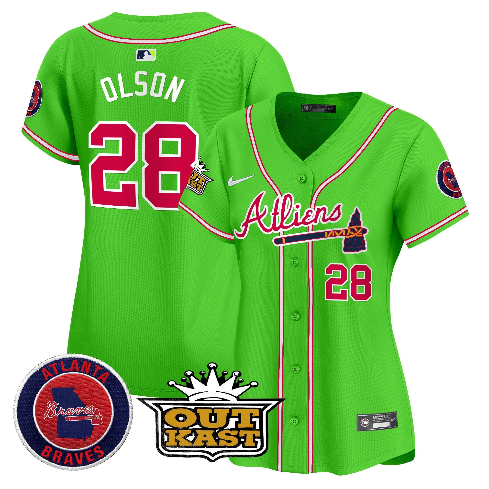 Women’s Atlanta Atliens Vapor Premier Limited Jersey