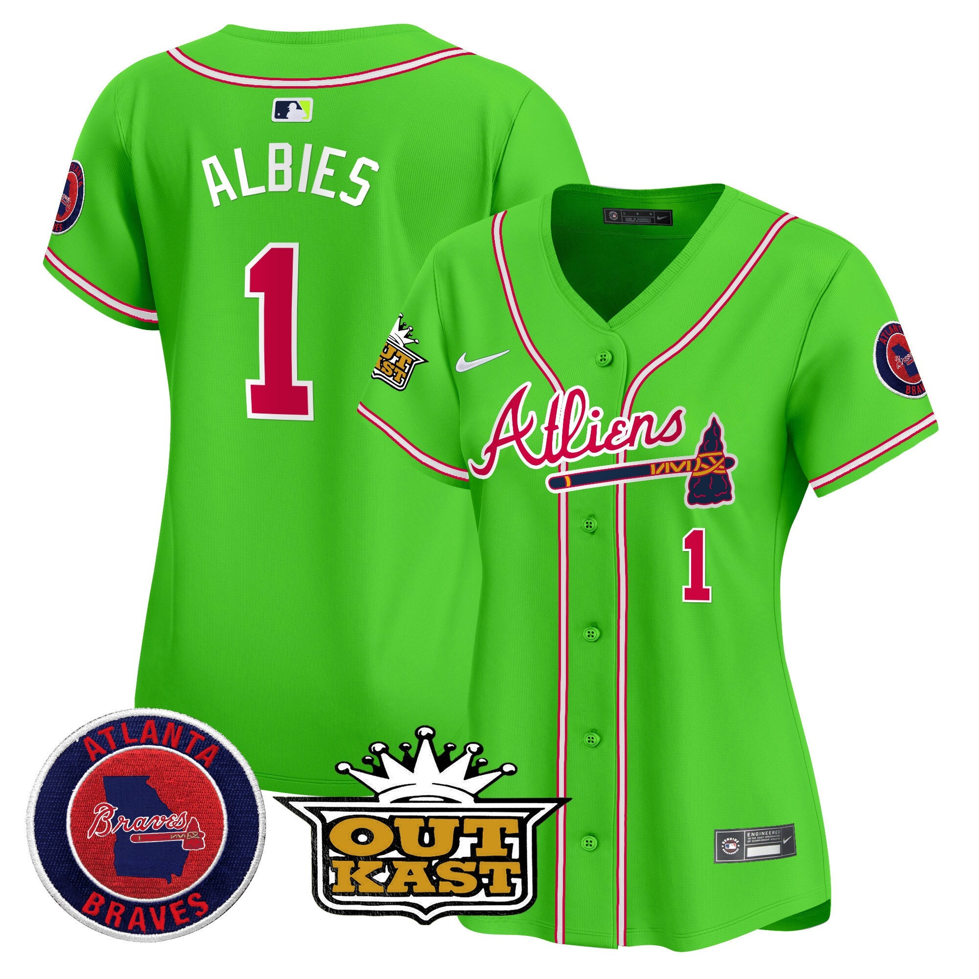 Women’s Atlanta Atliens Vapor Premier Limited Jersey