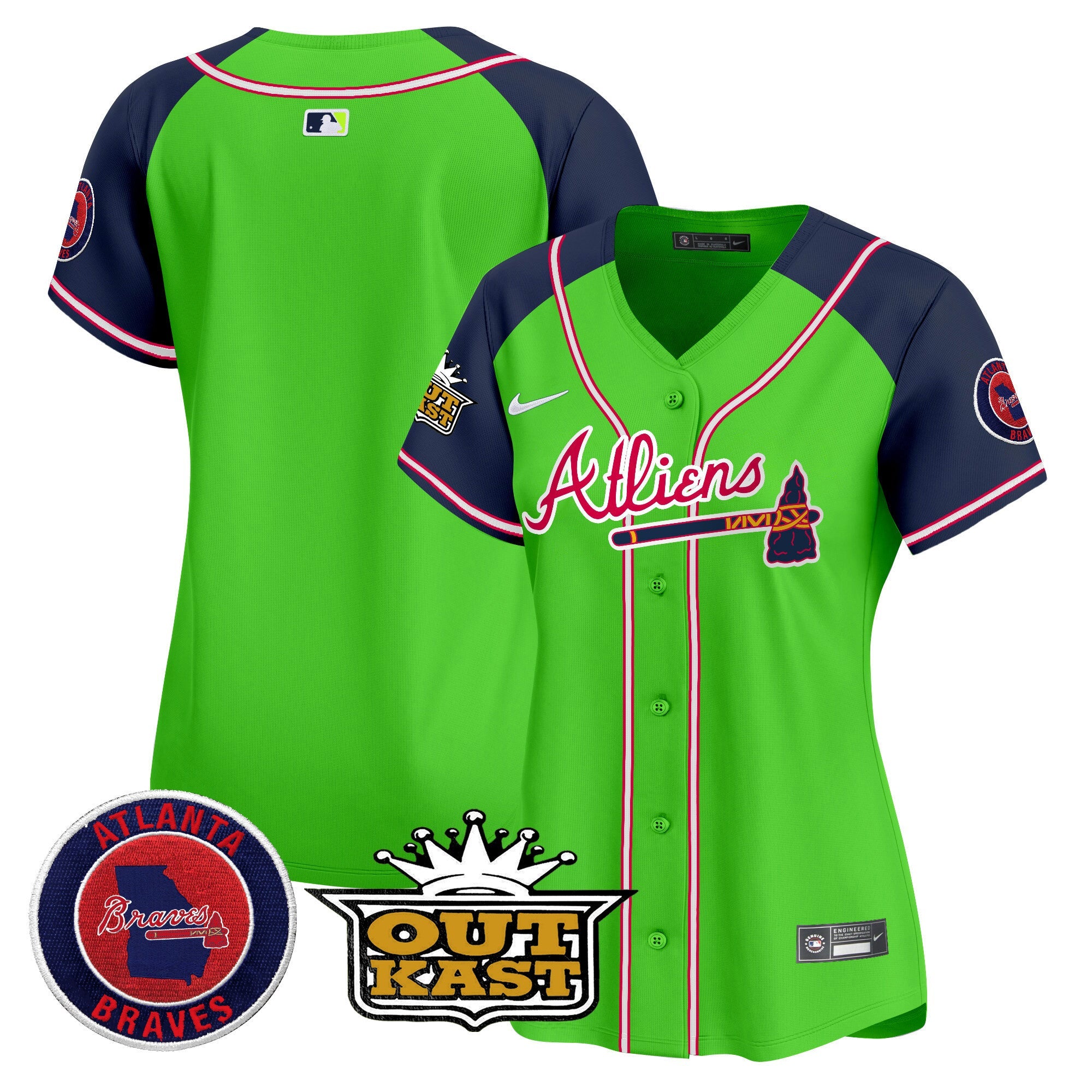 Women’s Atlanta Atliens Vapor Premier Limited Jersey