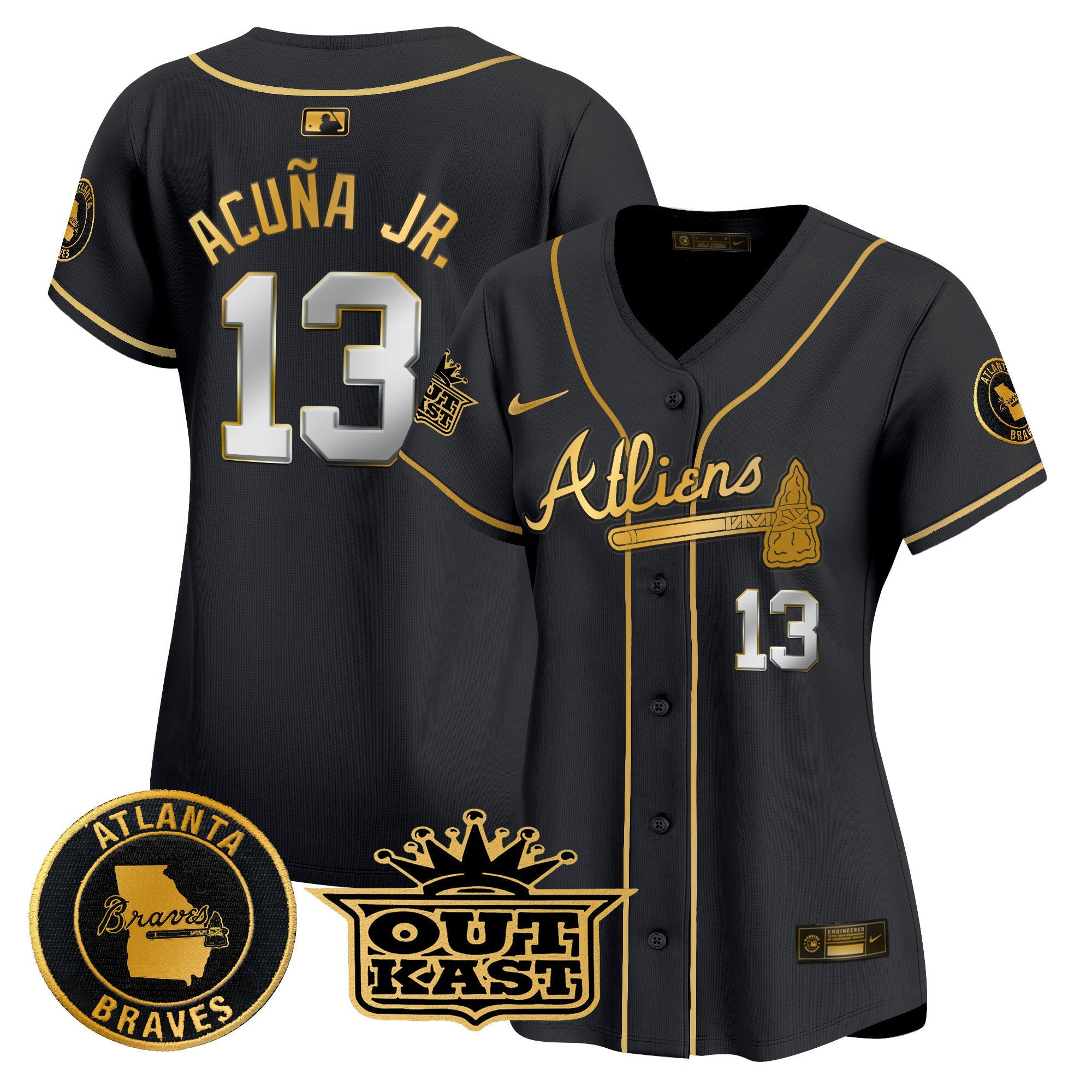 Women’s Atlanta Atliens Vapor Premier Limited Jersey
