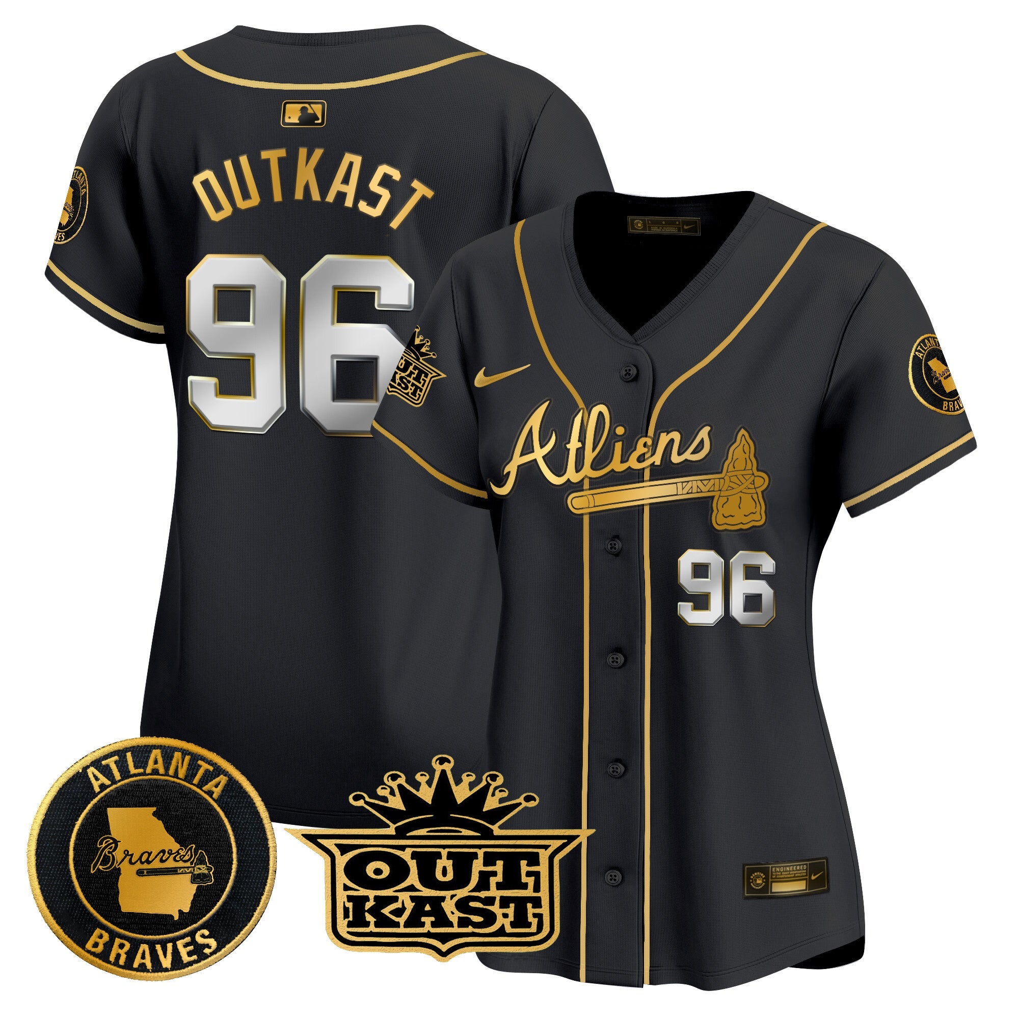 Women’s Atlanta Atliens Vapor Premier Limited Jersey