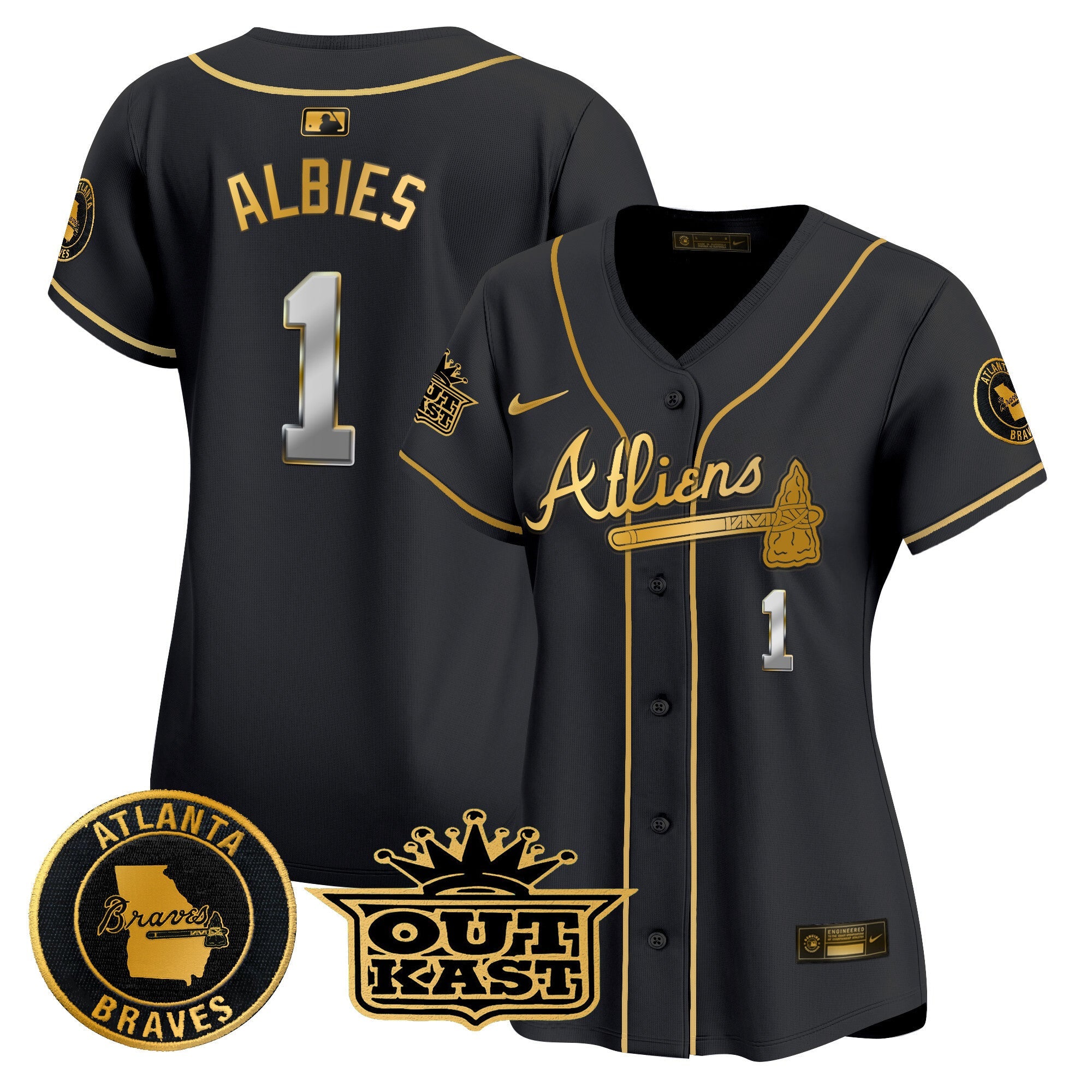 Women’s Atlanta Atliens Vapor Premier Limited Jersey