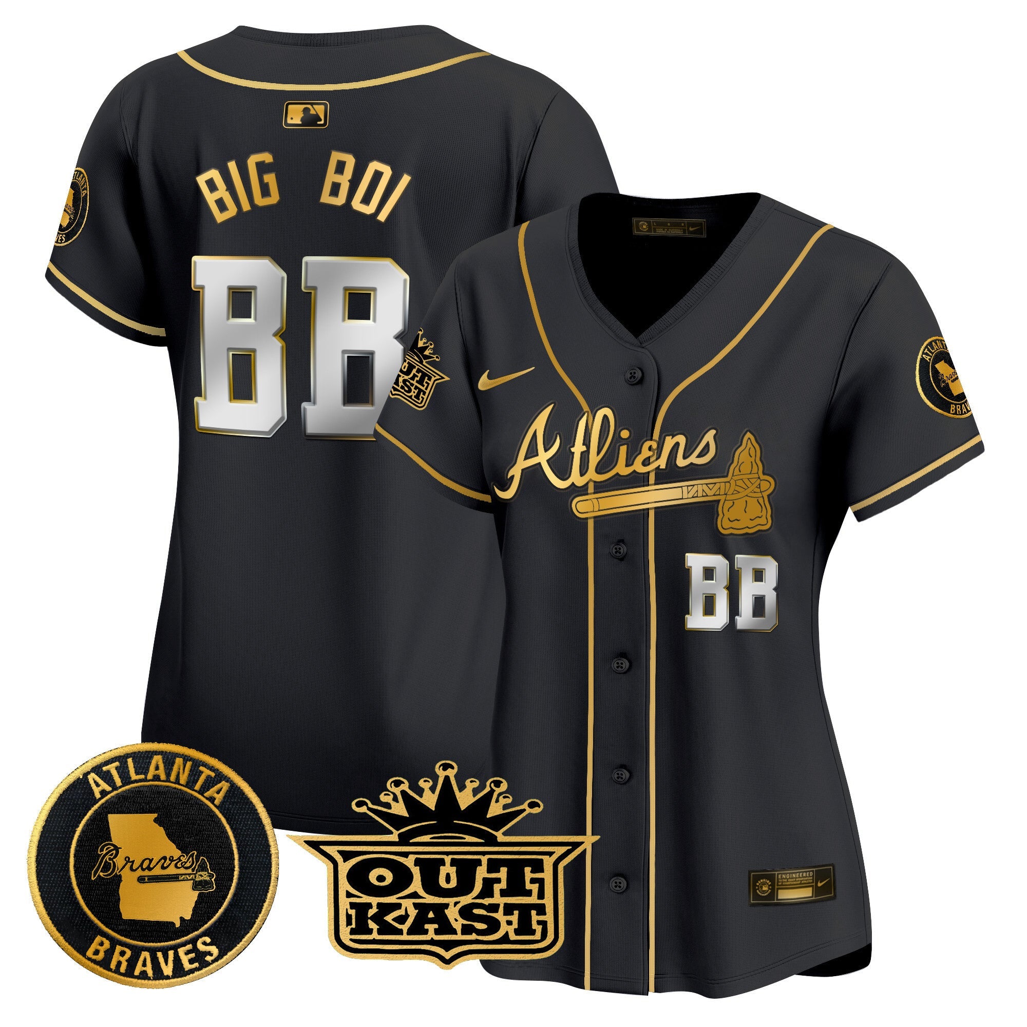 Women’s Atlanta Atliens Vapor Premier Limited Jersey