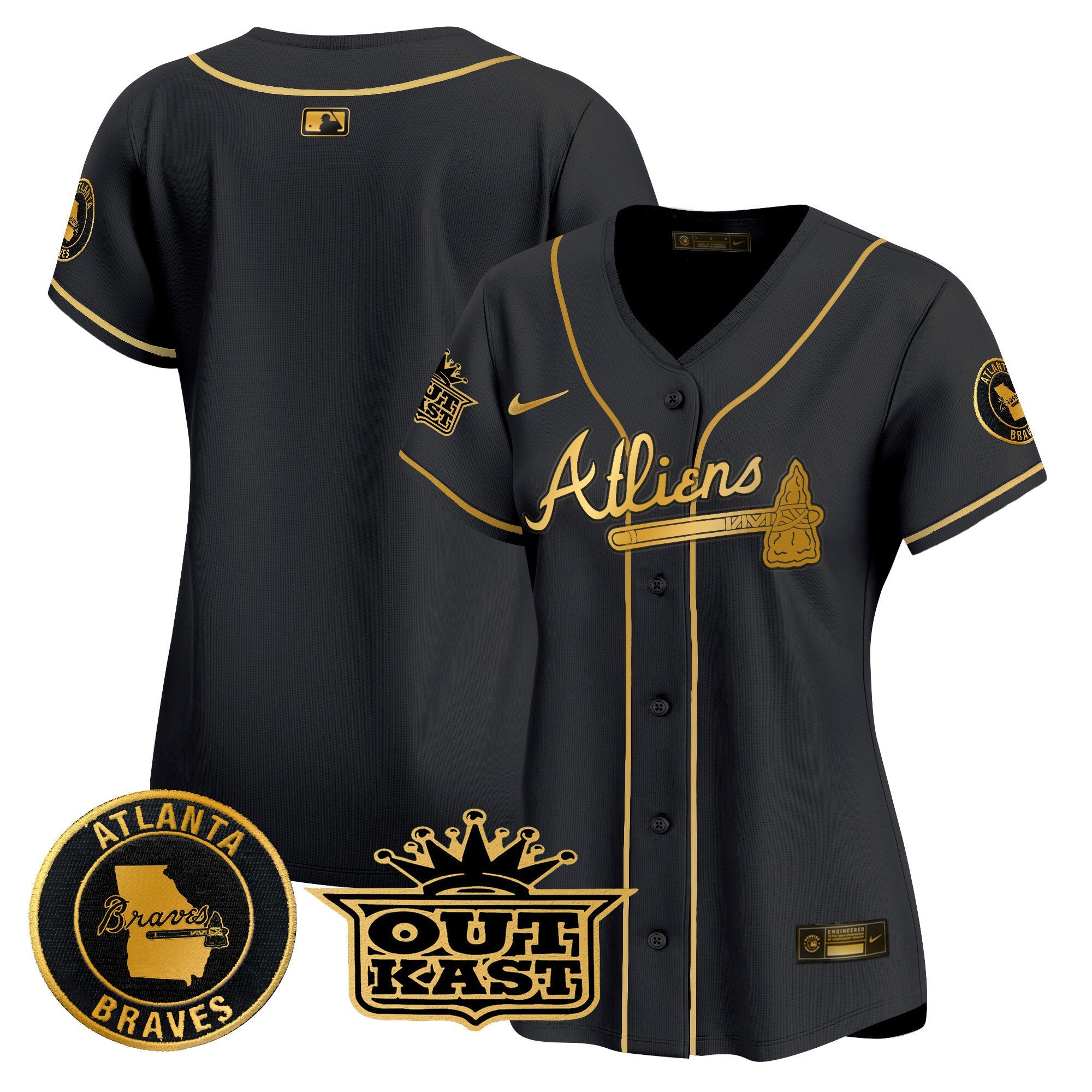 Women’s Atlanta Atliens Vapor Premier Limited Jersey