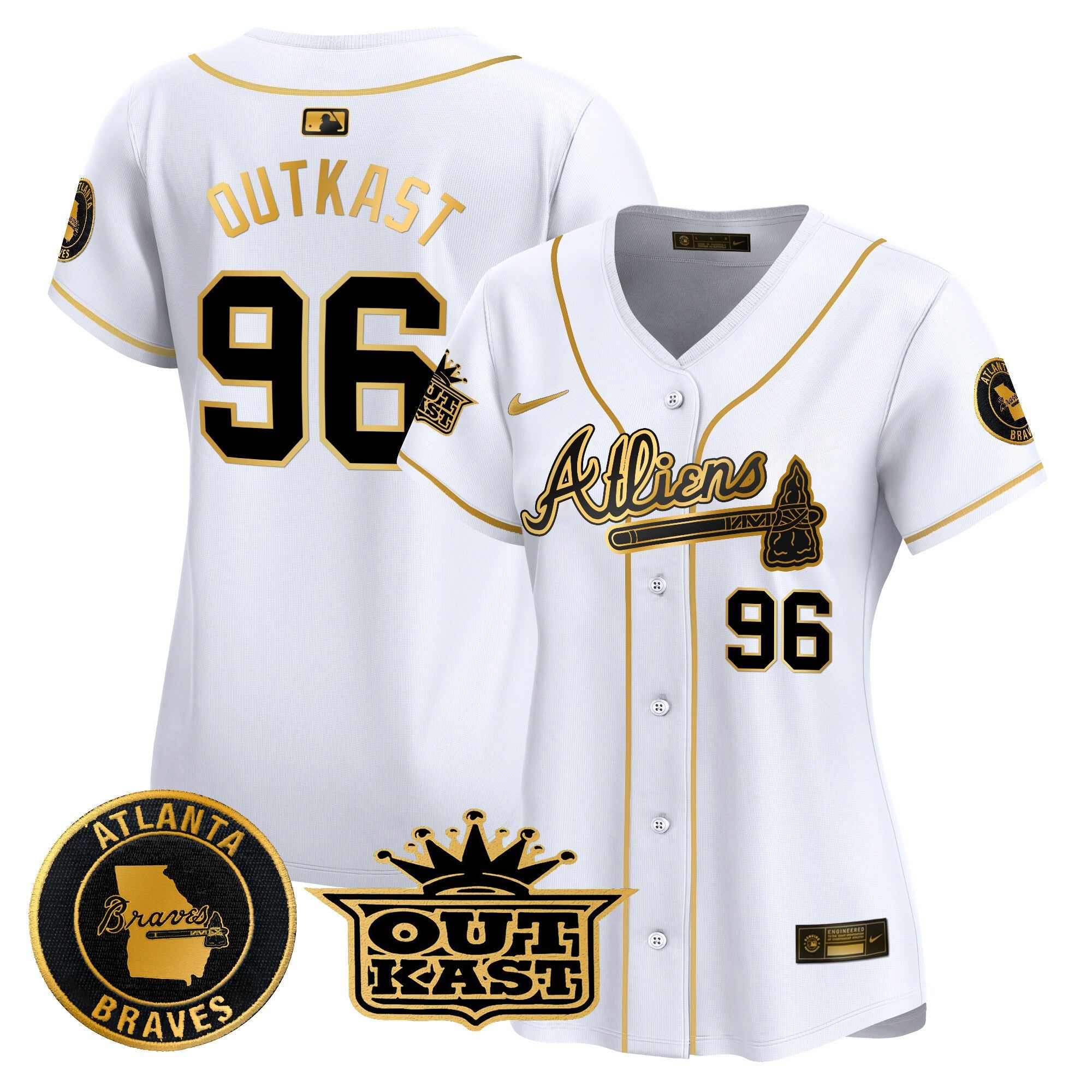 Women’s Atlanta Atliens Vapor Premier Limited Jersey