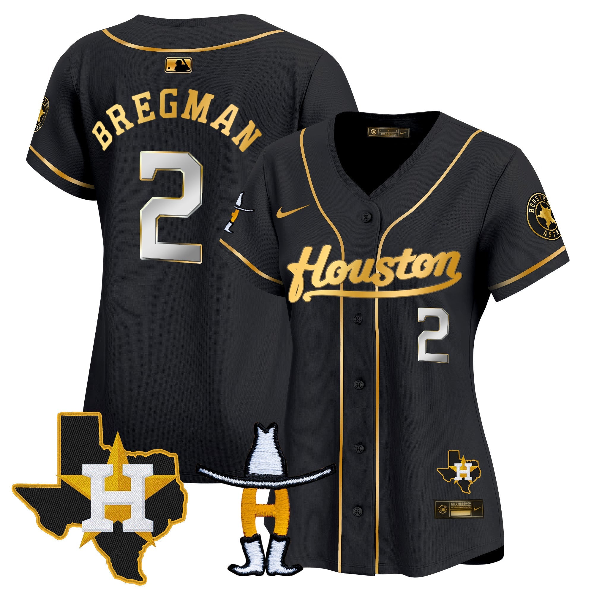 Women’s Houston Houston Rodeo Patch Vapor Premier Limited Jersey
