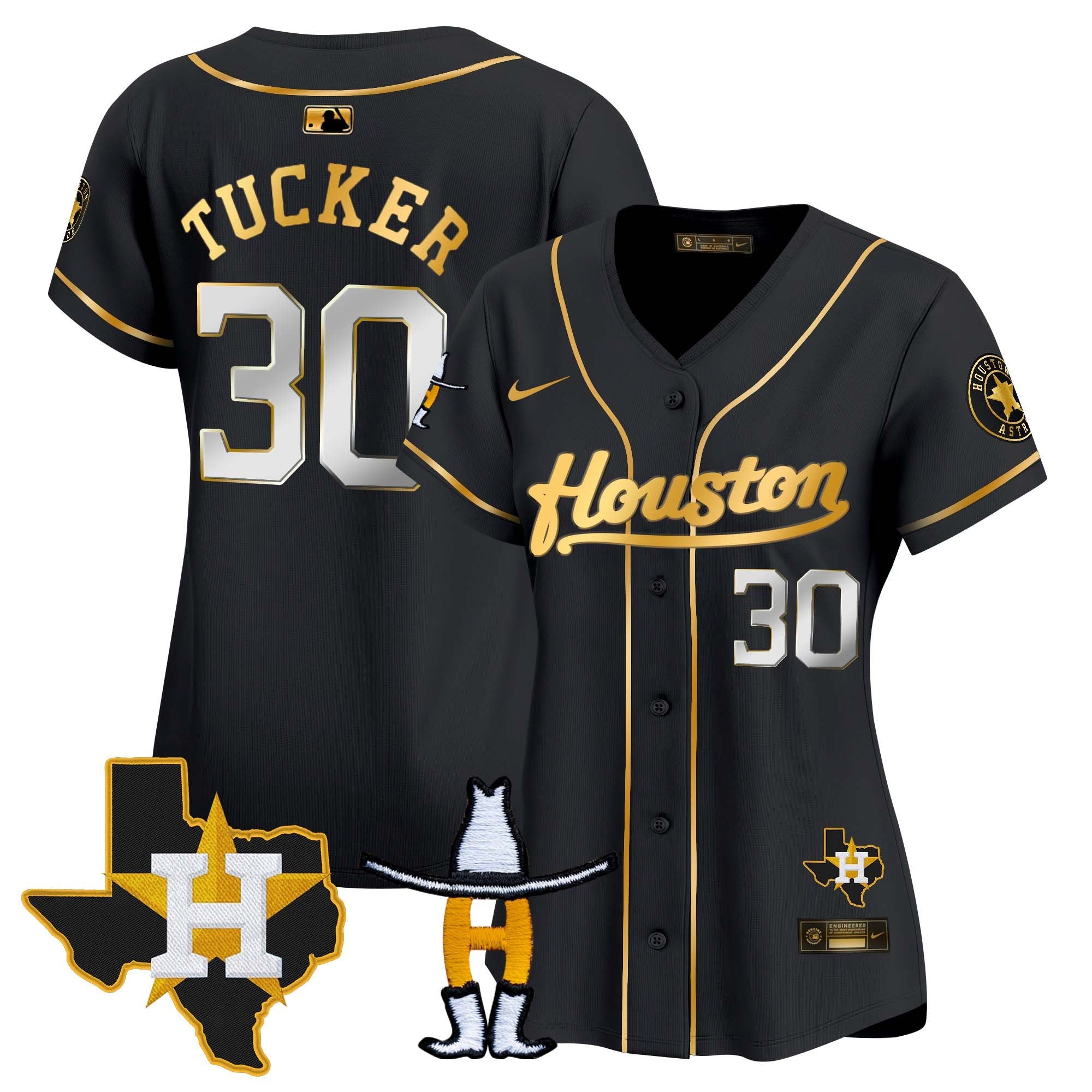 Women’s Houston Houston Rodeo Patch Vapor Premier Limited Jersey