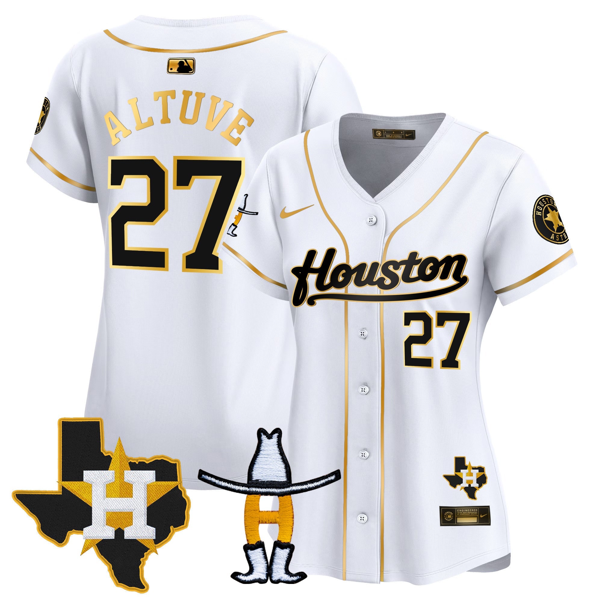 Women’s Houston Houston Rodeo Patch Vapor Premier Limited Jersey