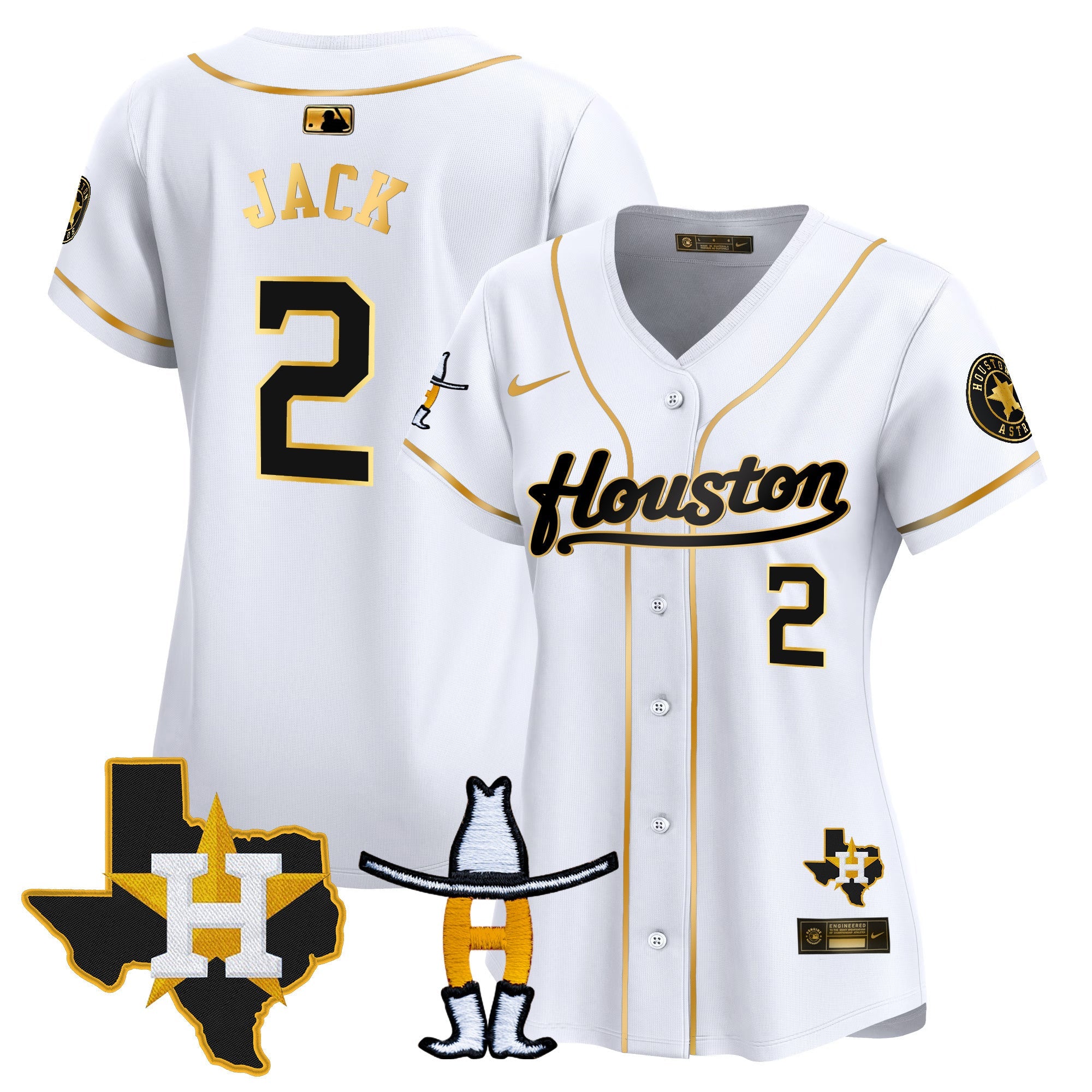 Women’s Houston Houston Rodeo Patch Vapor Premier Limited Jersey