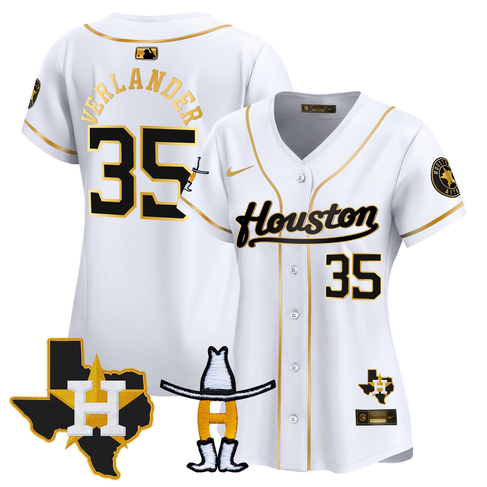 Women’s Houston Houston Rodeo Patch Vapor Premier Limited Jersey