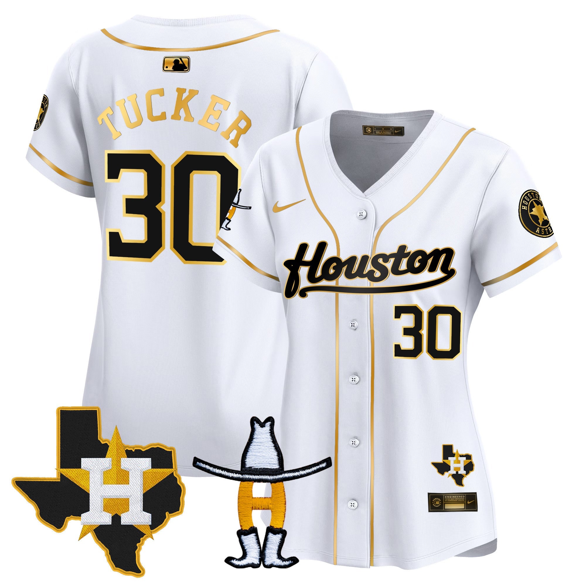Women’s Houston Houston Rodeo Patch Vapor Premier Limited Jersey