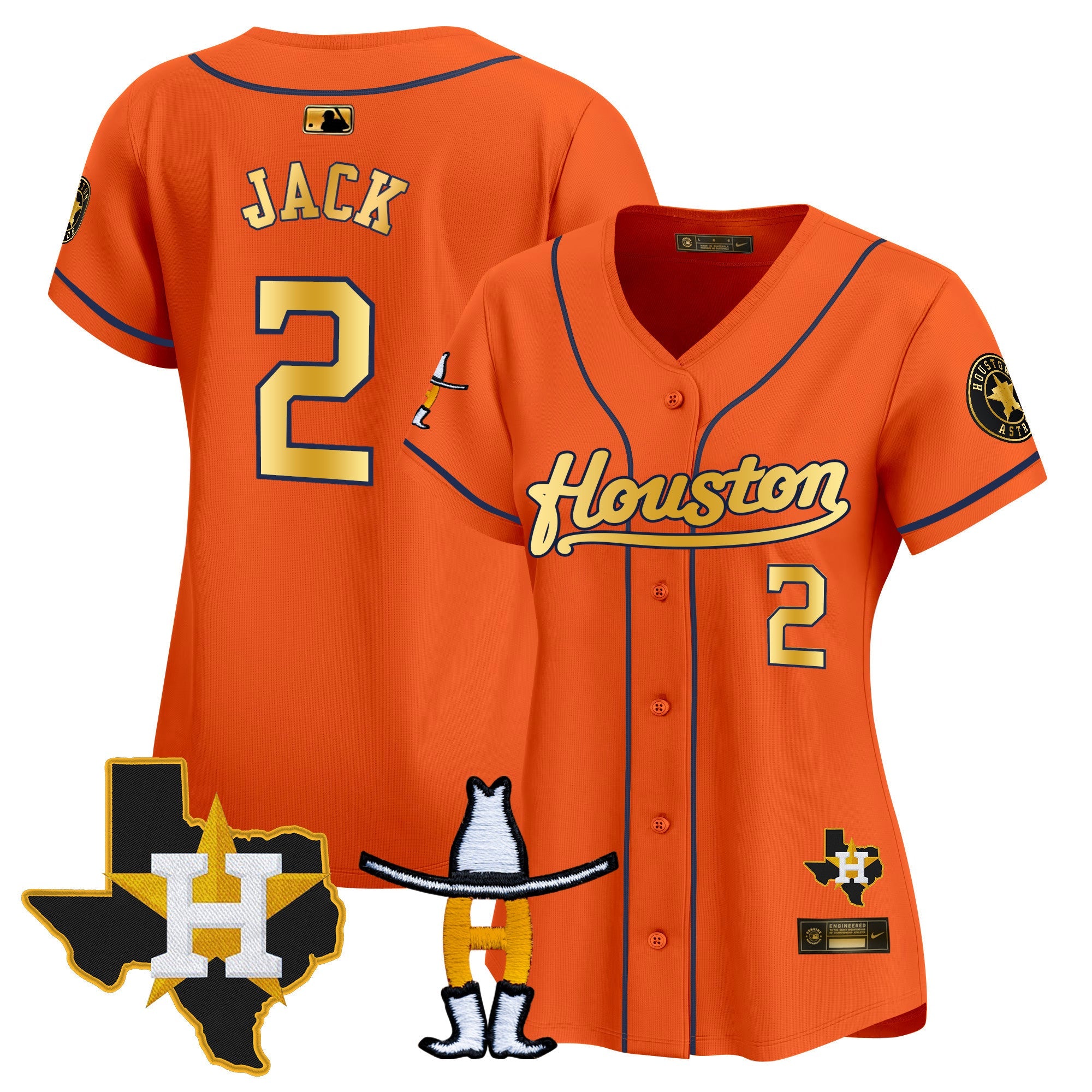 Women’s Houston Houston Rodeo Patch Vapor Premier Limited Jersey