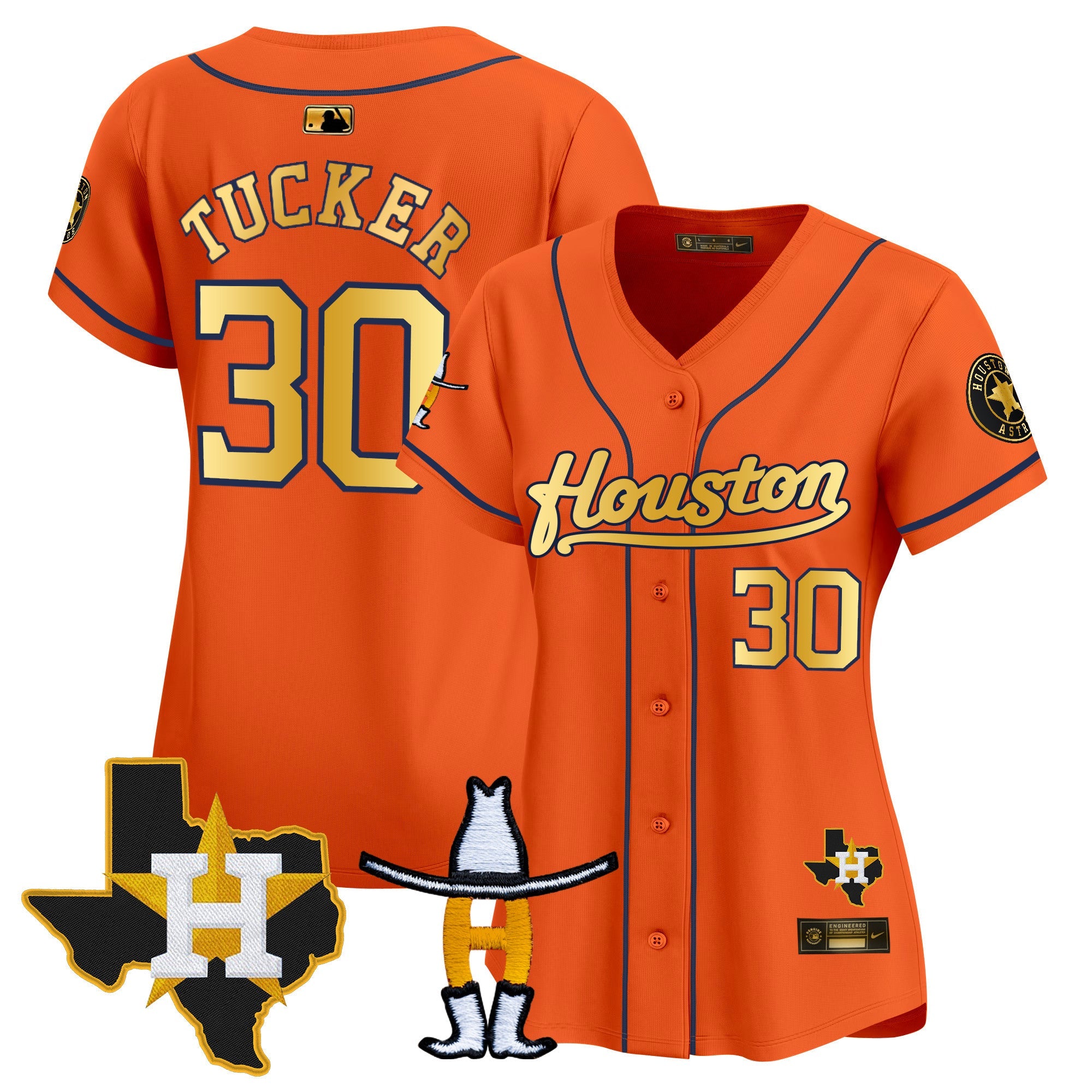 Women’s Houston Houston Rodeo Patch Vapor Premier Limited Jersey