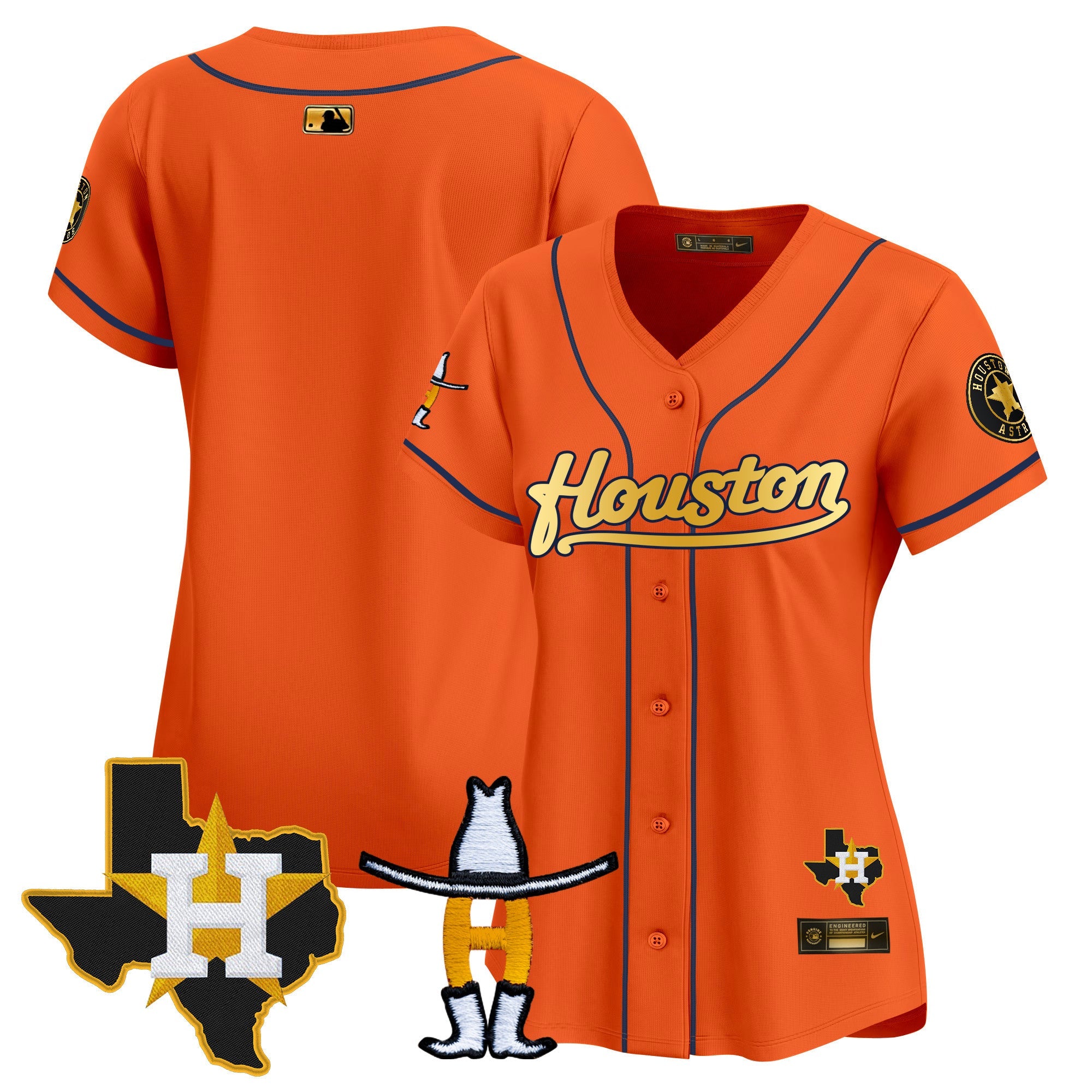 Women’s Houston Houston Rodeo Patch Vapor Premier Limited Jersey