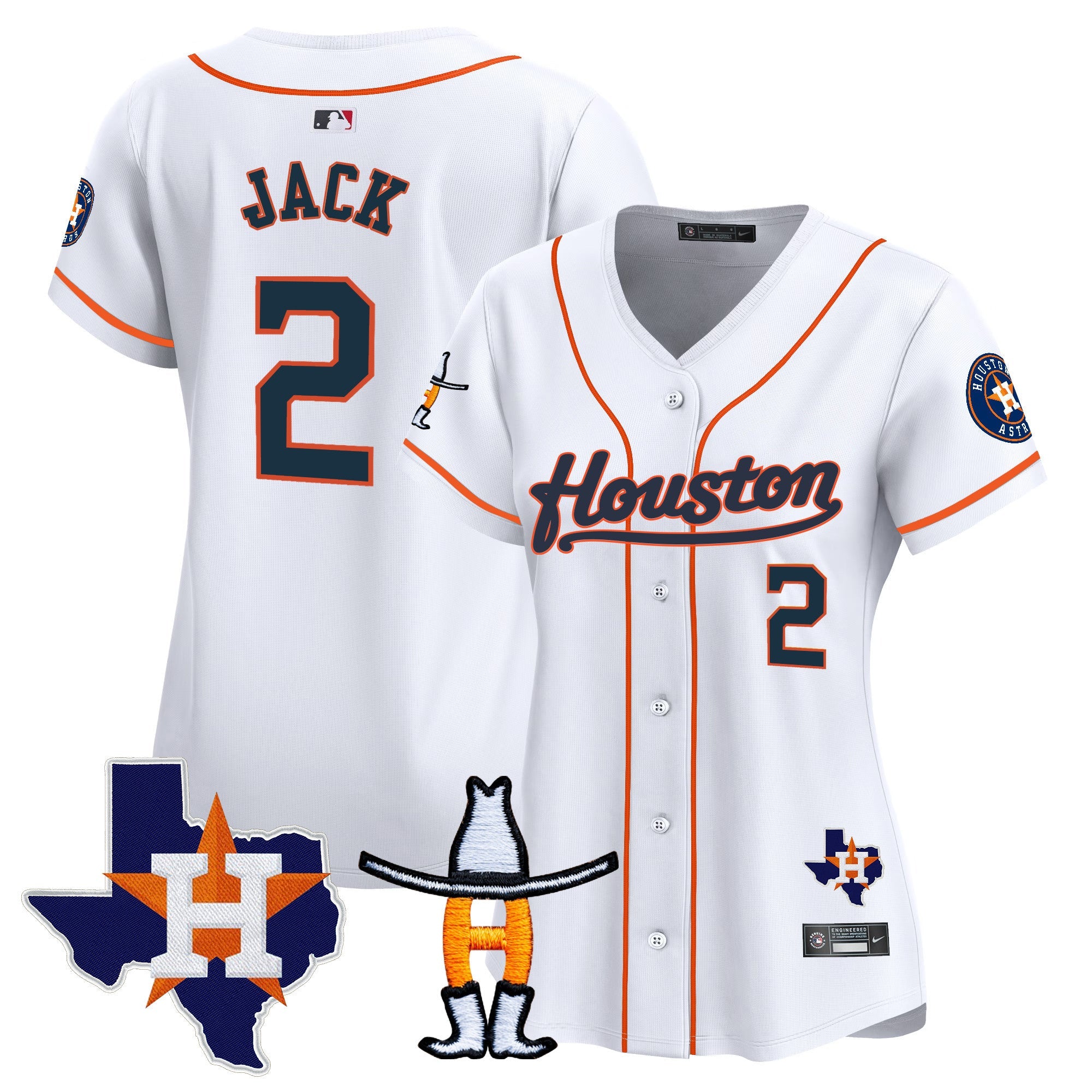 Women’s Houston Houston Rodeo Patch Vapor Premier Limited Jersey