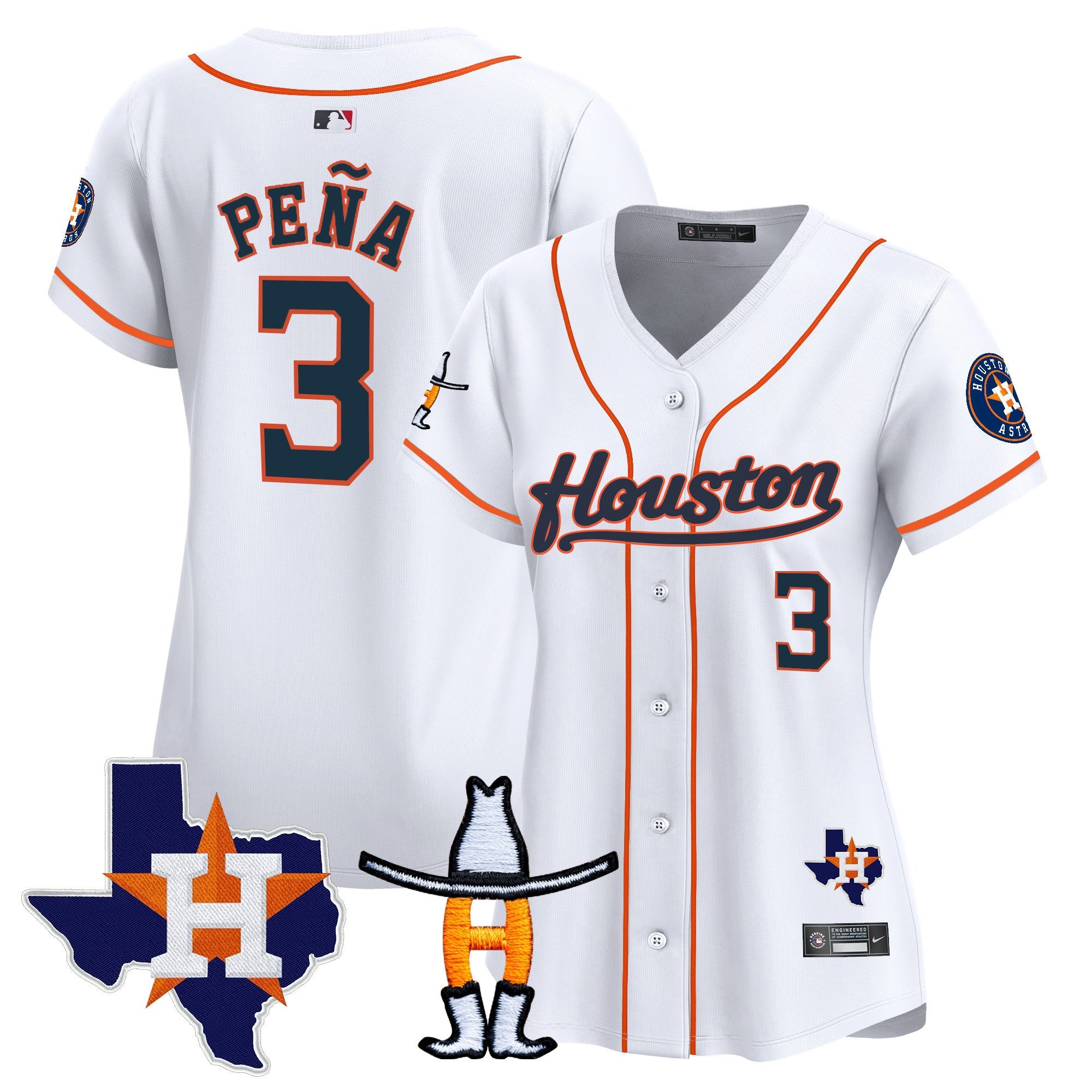 Women’s Houston Houston Rodeo Patch Vapor Premier Limited Jersey