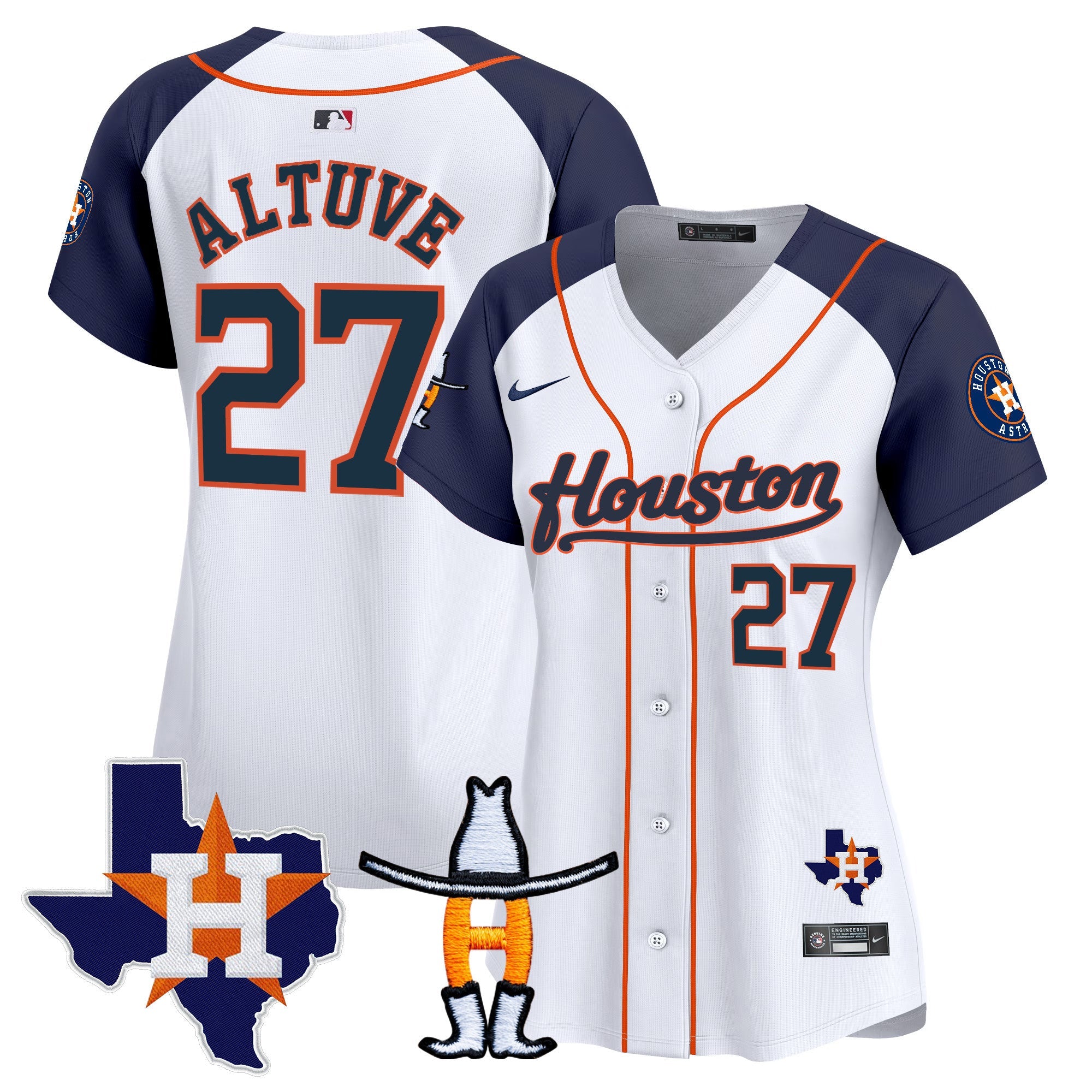 Women’s Houston Houston Rodeo Patch Vapor Premier Limited Jersey