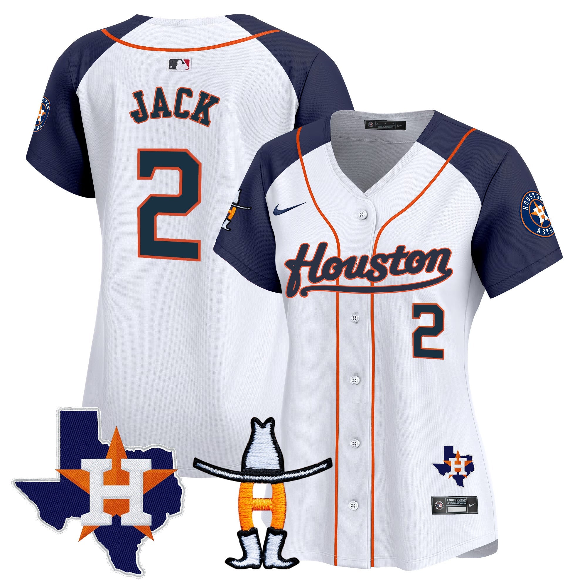 Women’s Houston Houston Rodeo Patch Vapor Premier Limited Jersey
