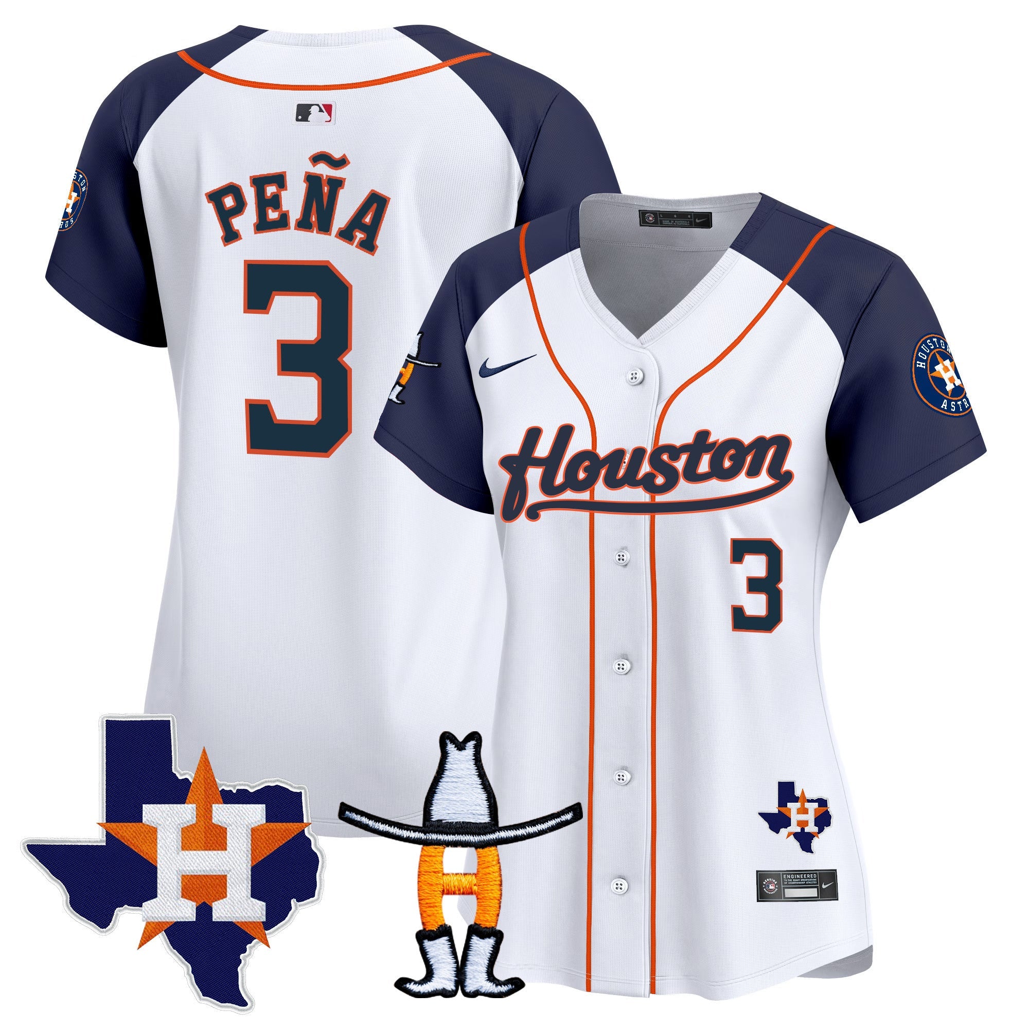 Women’s Houston Houston Rodeo Patch Vapor Premier Limited Jersey