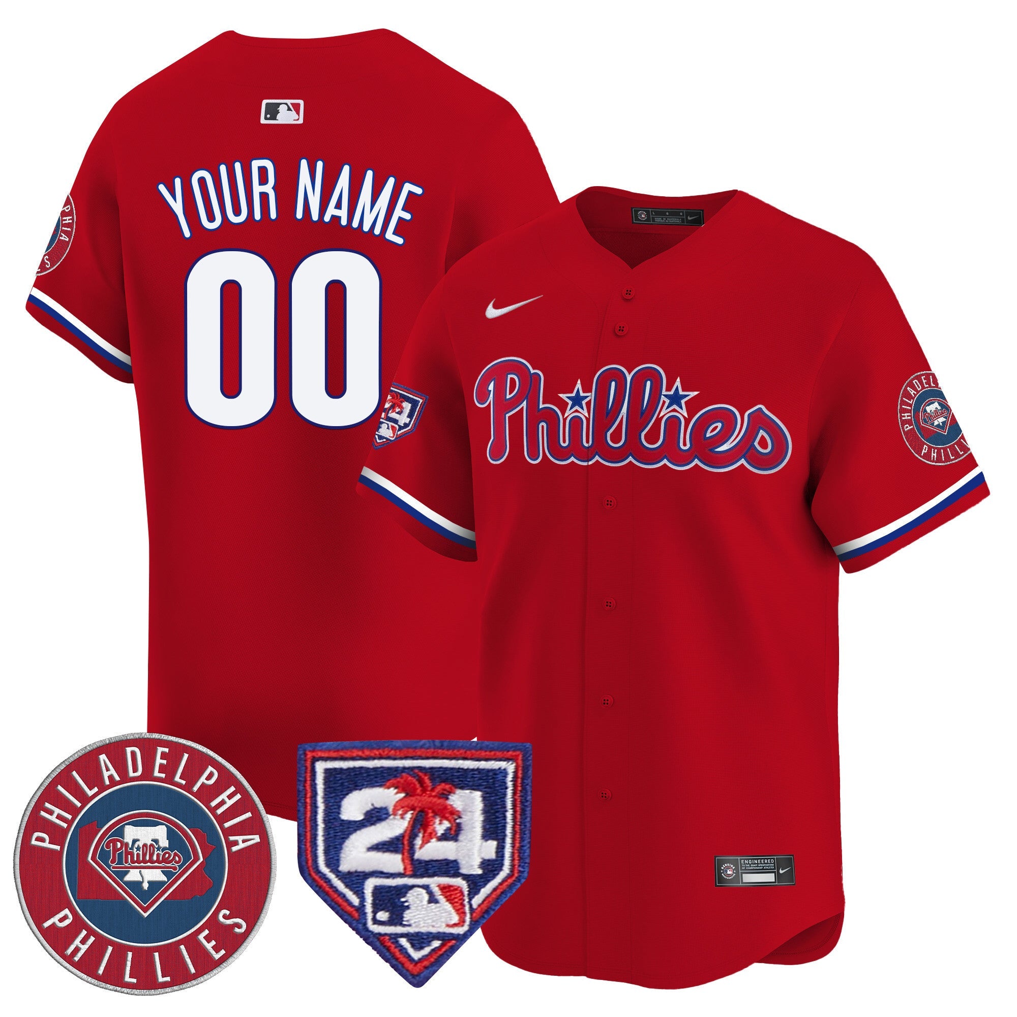 2024 Spring Training Patch Vapor Premier Limited Custom Jersey V2