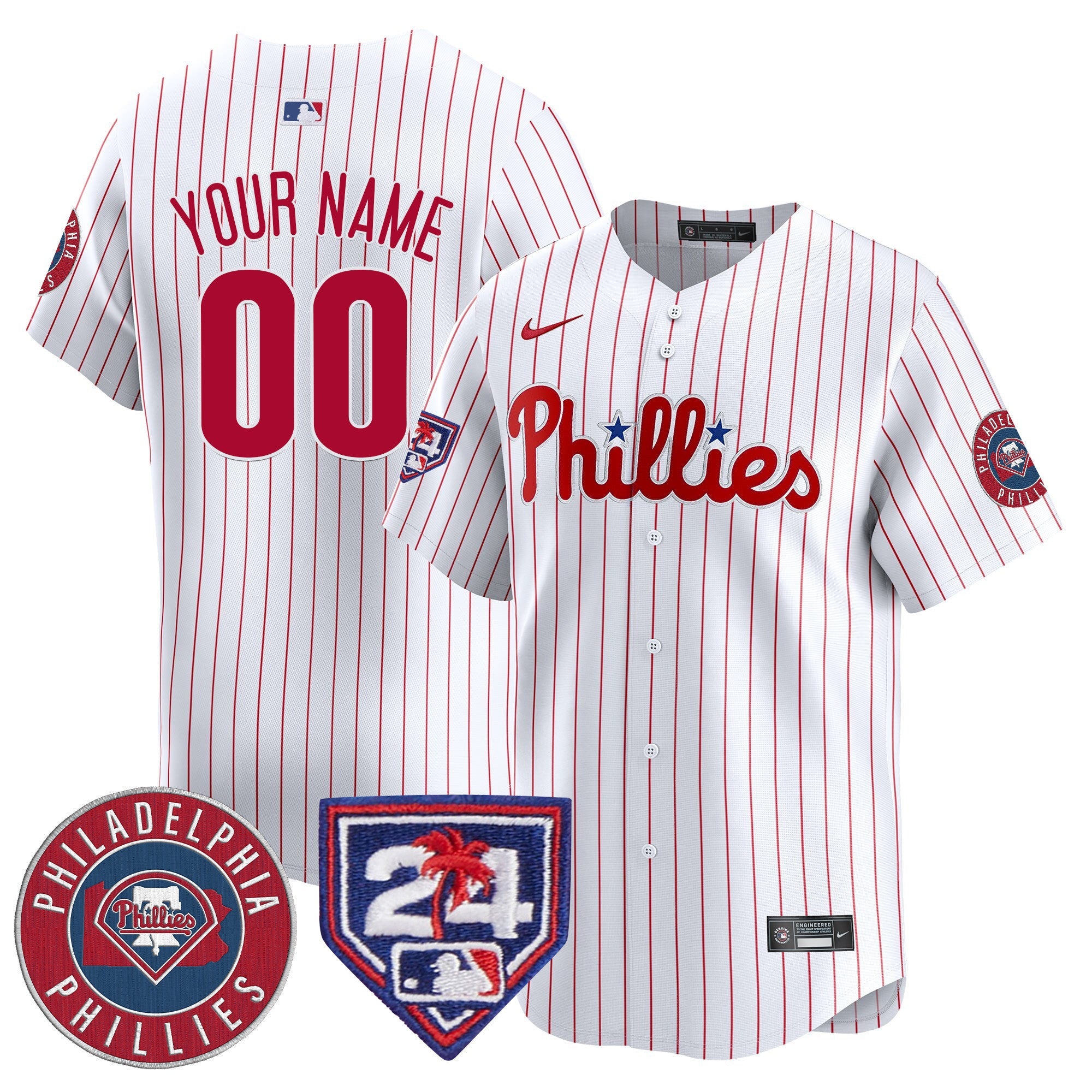 2024 Spring Training Patch Vapor Premier Limited Custom Jersey V2
